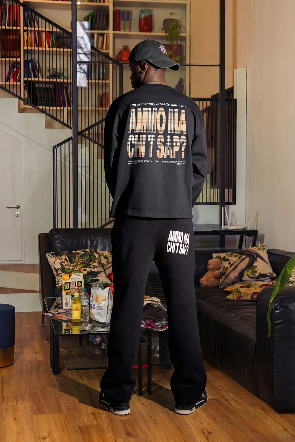 Longsleeve "AMMO" CHI'T'SAP Black/Burby - Image 8