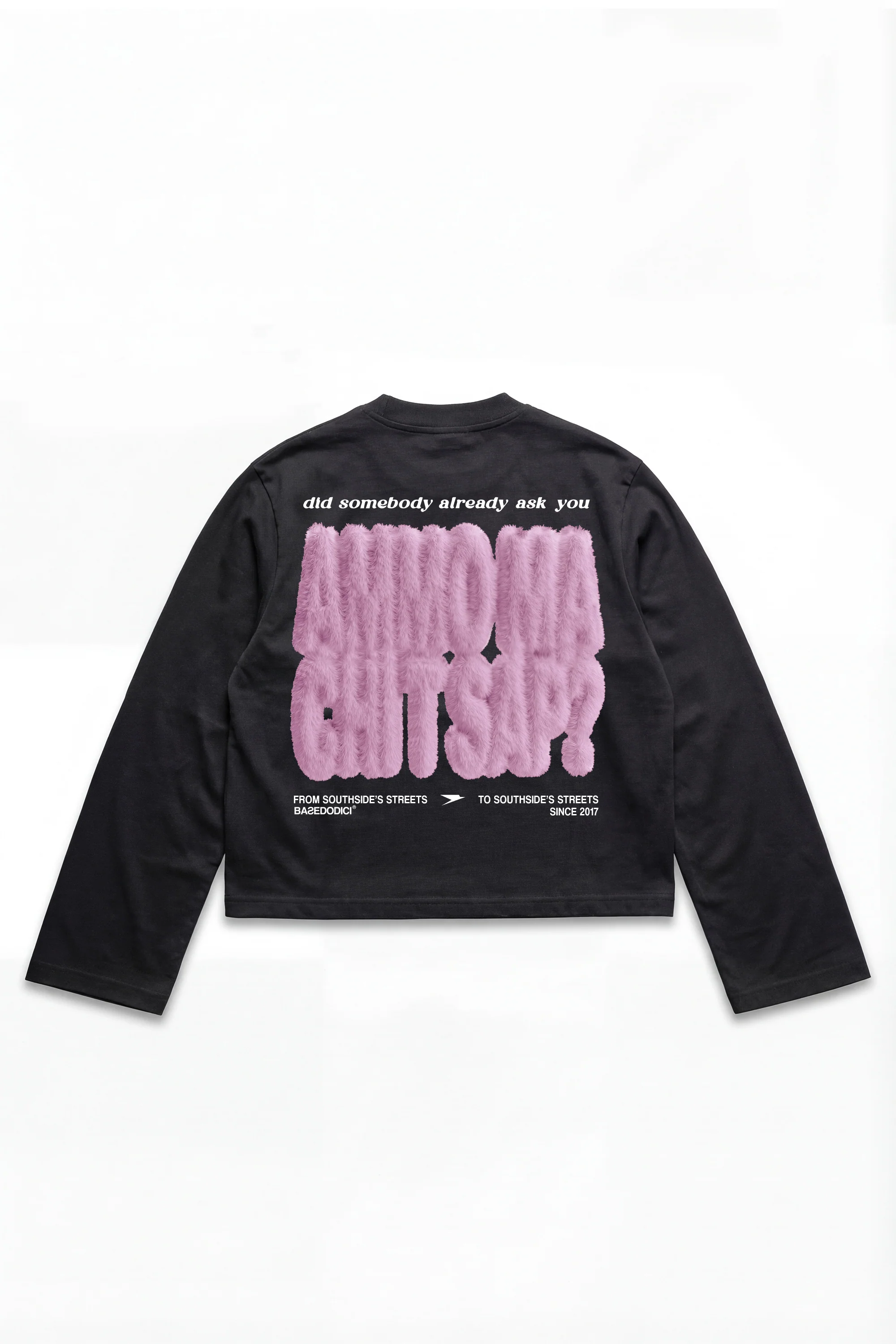 Longsleeve "AMMO" CHI'T'SAP Black/FurryPink - Image 2
