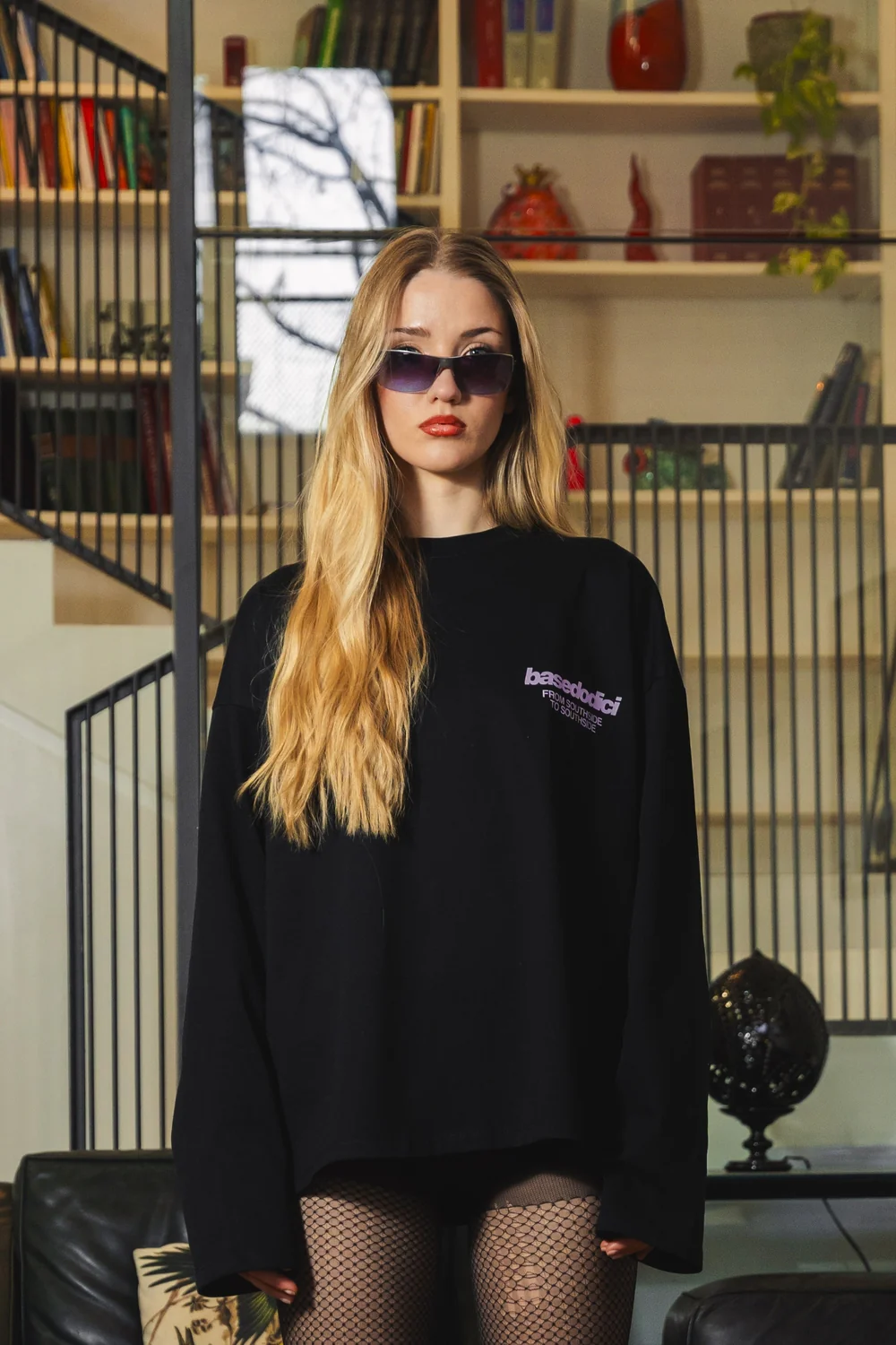 Longsleeve "AMMO" CHI'T'SAP Black/FurryPink - Image 9