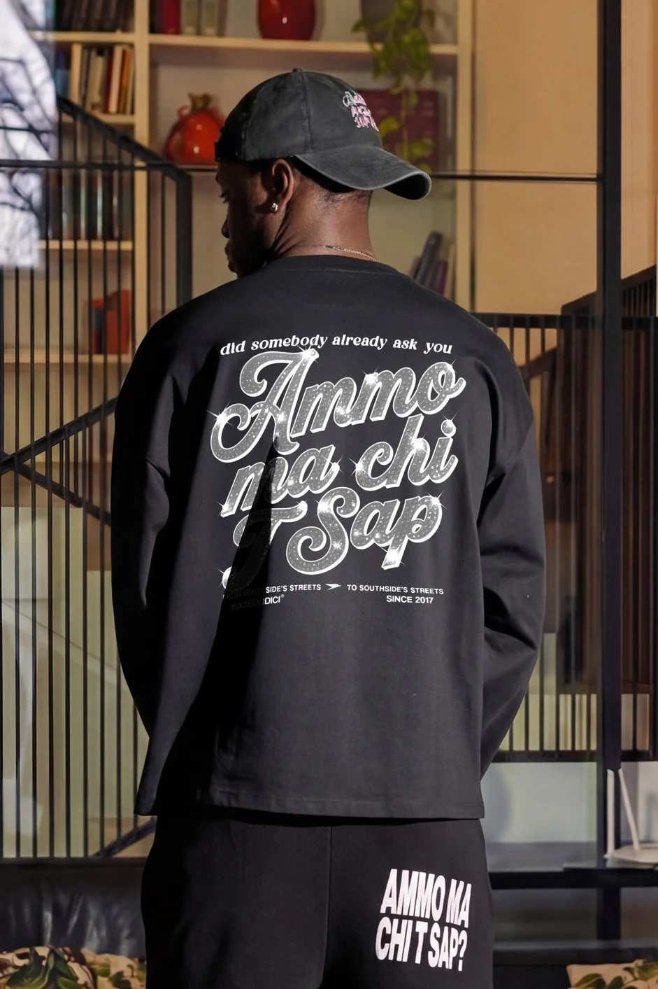 Longsleeve "AMMO" CHI'T'SAP Black/GlitterItalic - Image 3