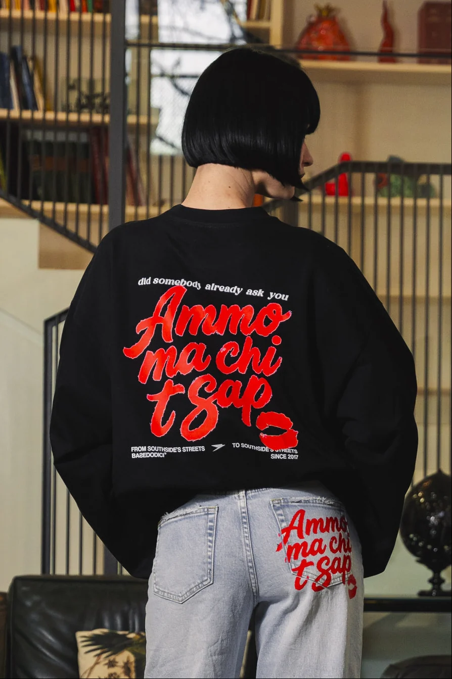Longsleeve "AMMO" CHI'T'SAP Black/Gloss - Image 2