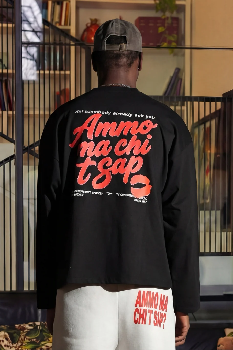 Longsleeve "AMMO" CHI'T'SAP Black/Gloss - Image 4