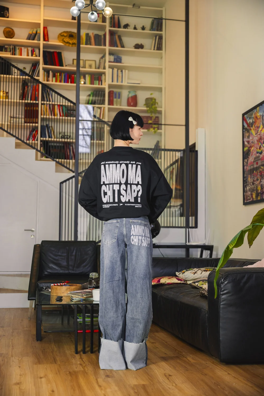 Longsleeve "AMMO" CHI'T'SAP Black/Grillz - Image 6
