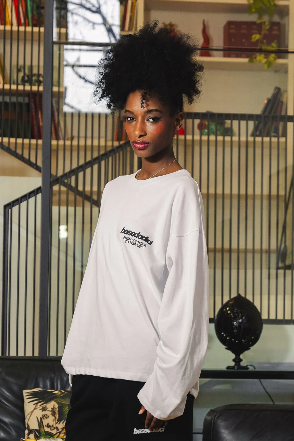 Longsleeve "AMMO" CHI'T'SAP White/BasicScript - Image 9