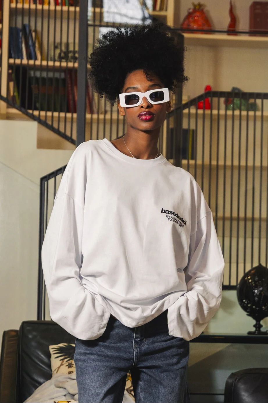 Longsleeve "AMMO" CHI'T'SAP White/Grillz - Image 3