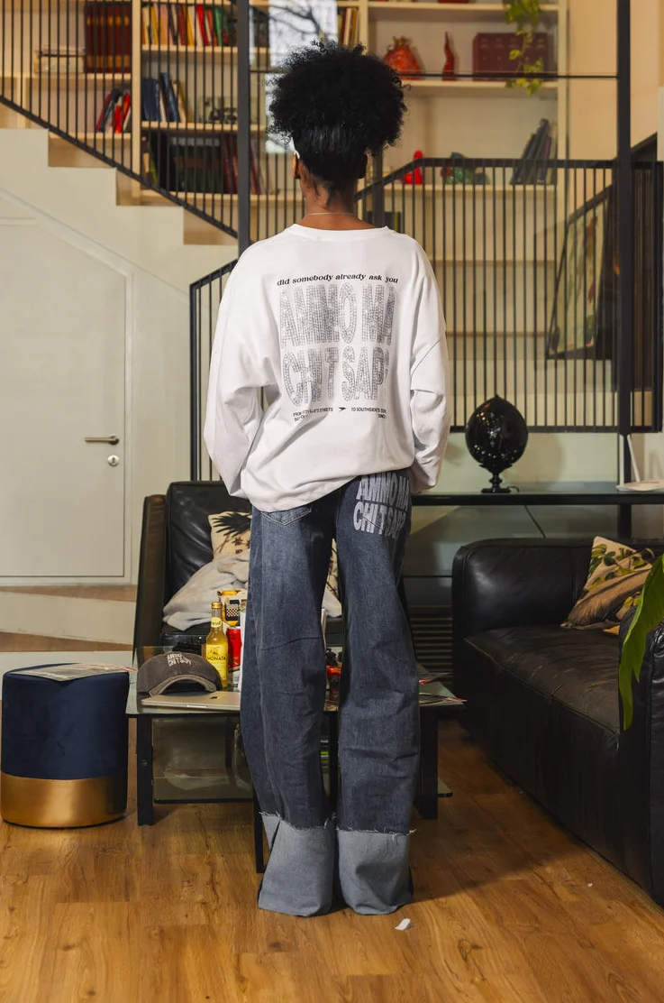 Longsleeve "AMMO" CHI'T'SAP White/Grillz - Image 5