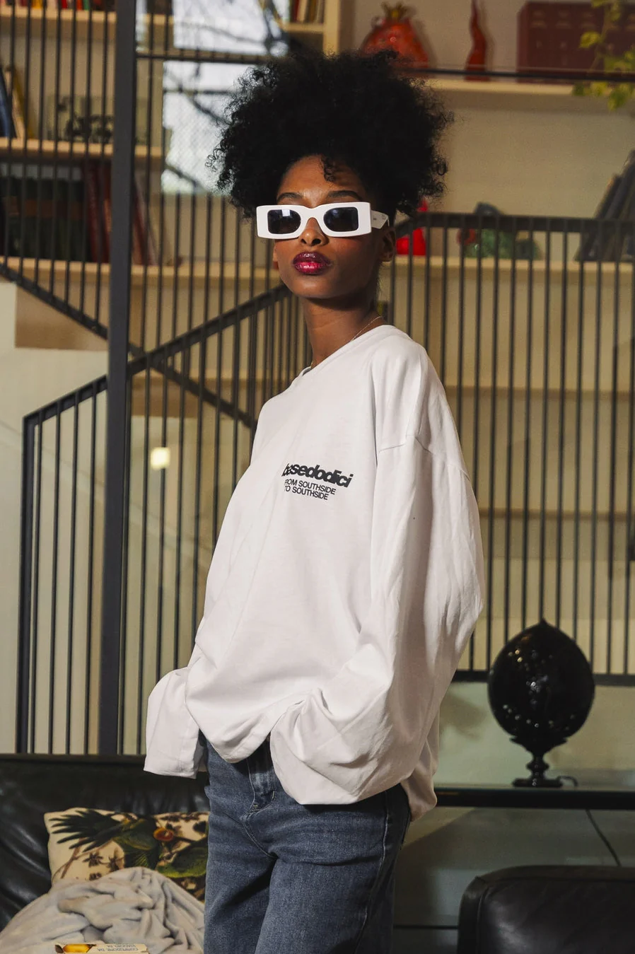 Longsleeve "AMMO" CHI'T'SAP White/Grillz - Image 8