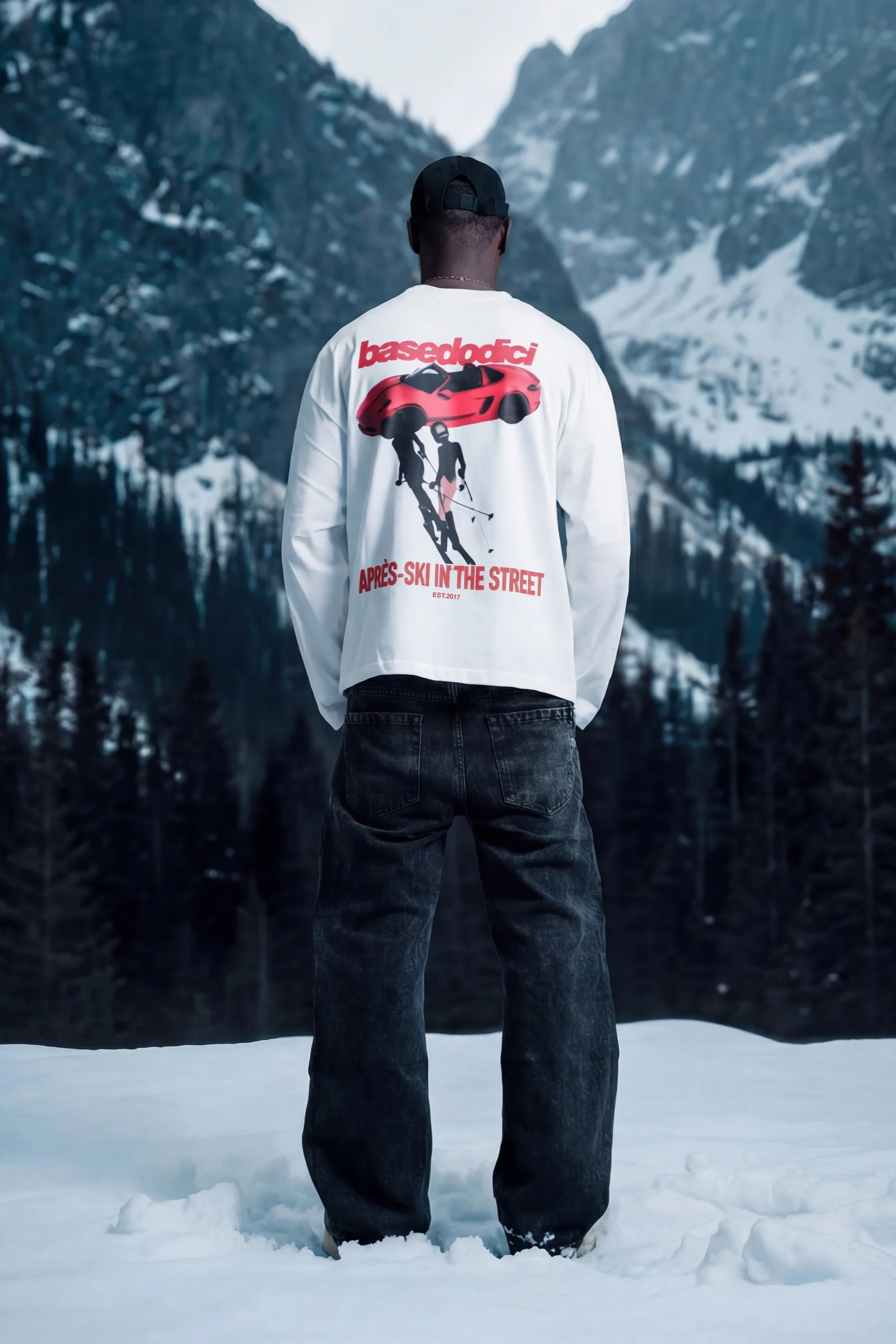 Longsleeve "DIRTY XMAS" Apres-Ski in the Street White - Image 8