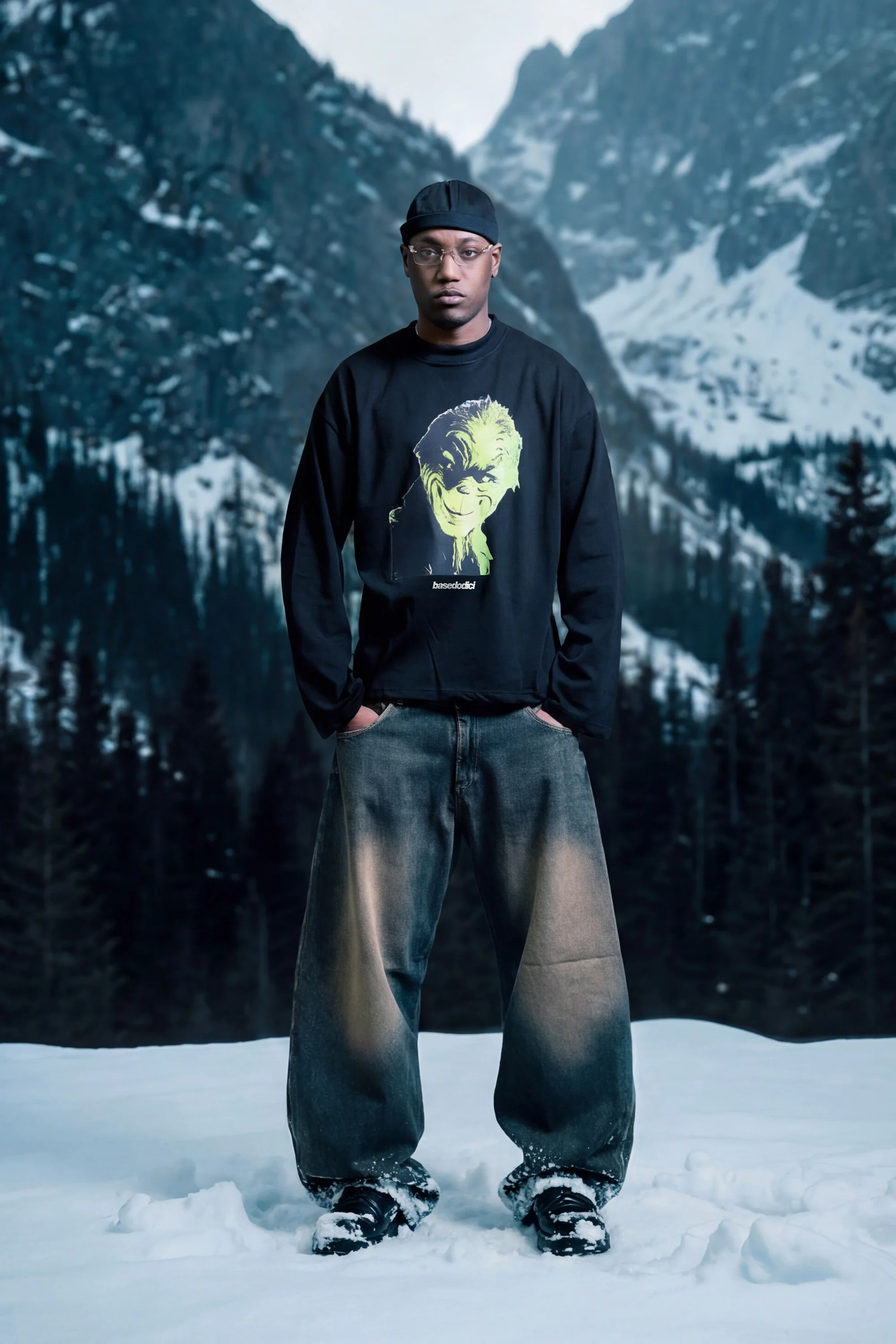 Longsleeve "DIRTY XMAS" Gr*nch Black - Image 6