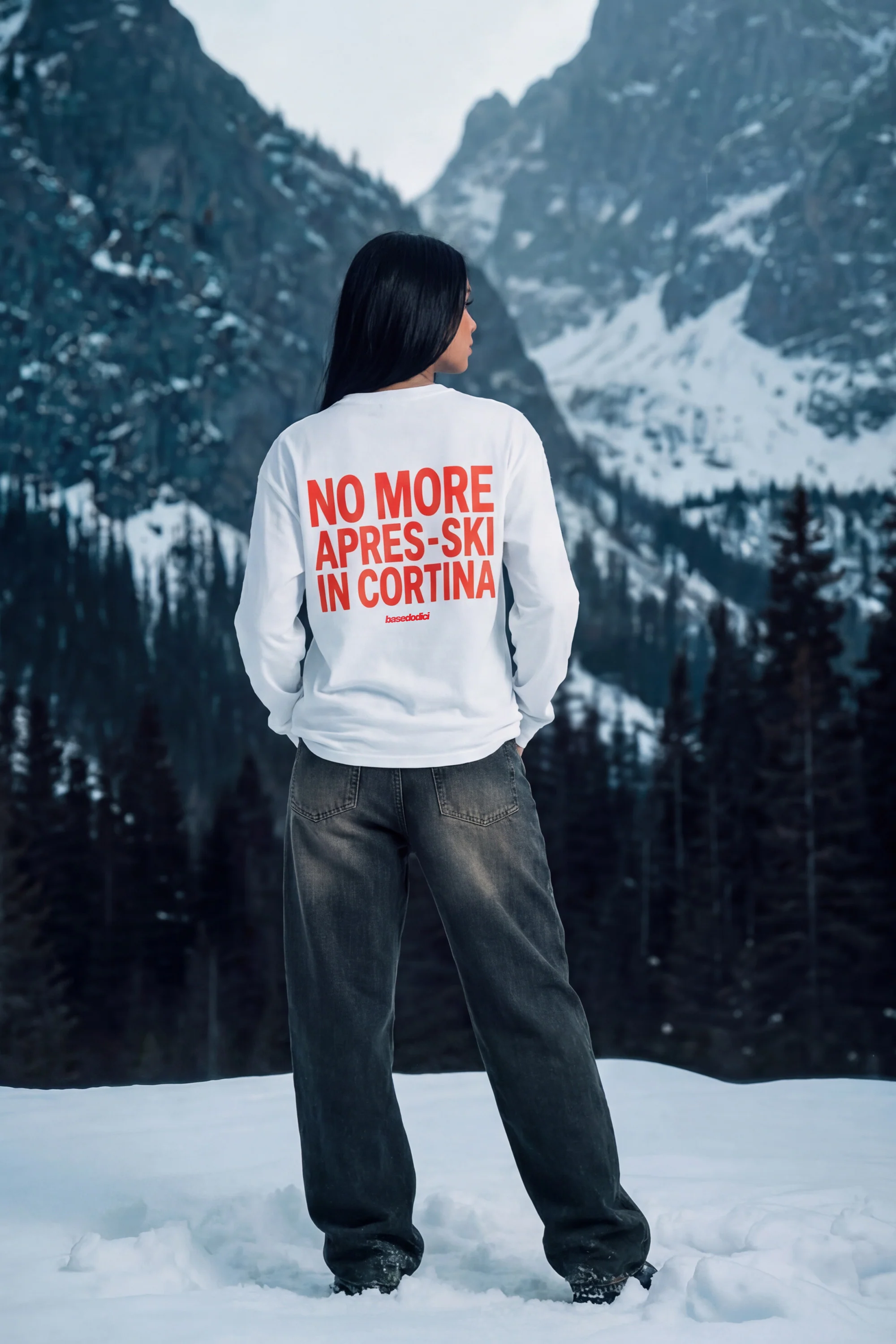 Longsleeve "DIRTY XMAS" No More Apres-Ski White - Image 6