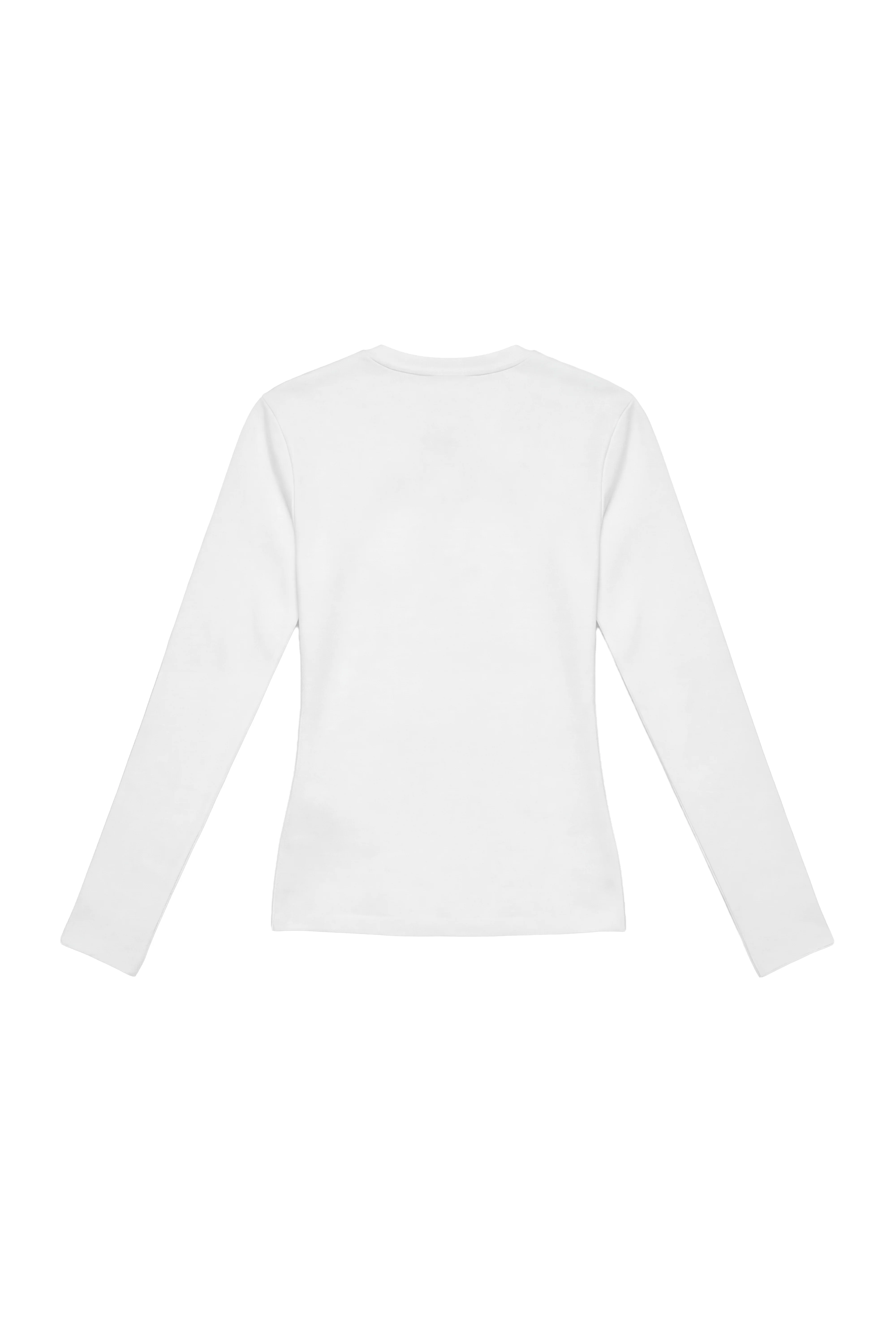 Longsleeve "DIVA" Brunette White - Image 5