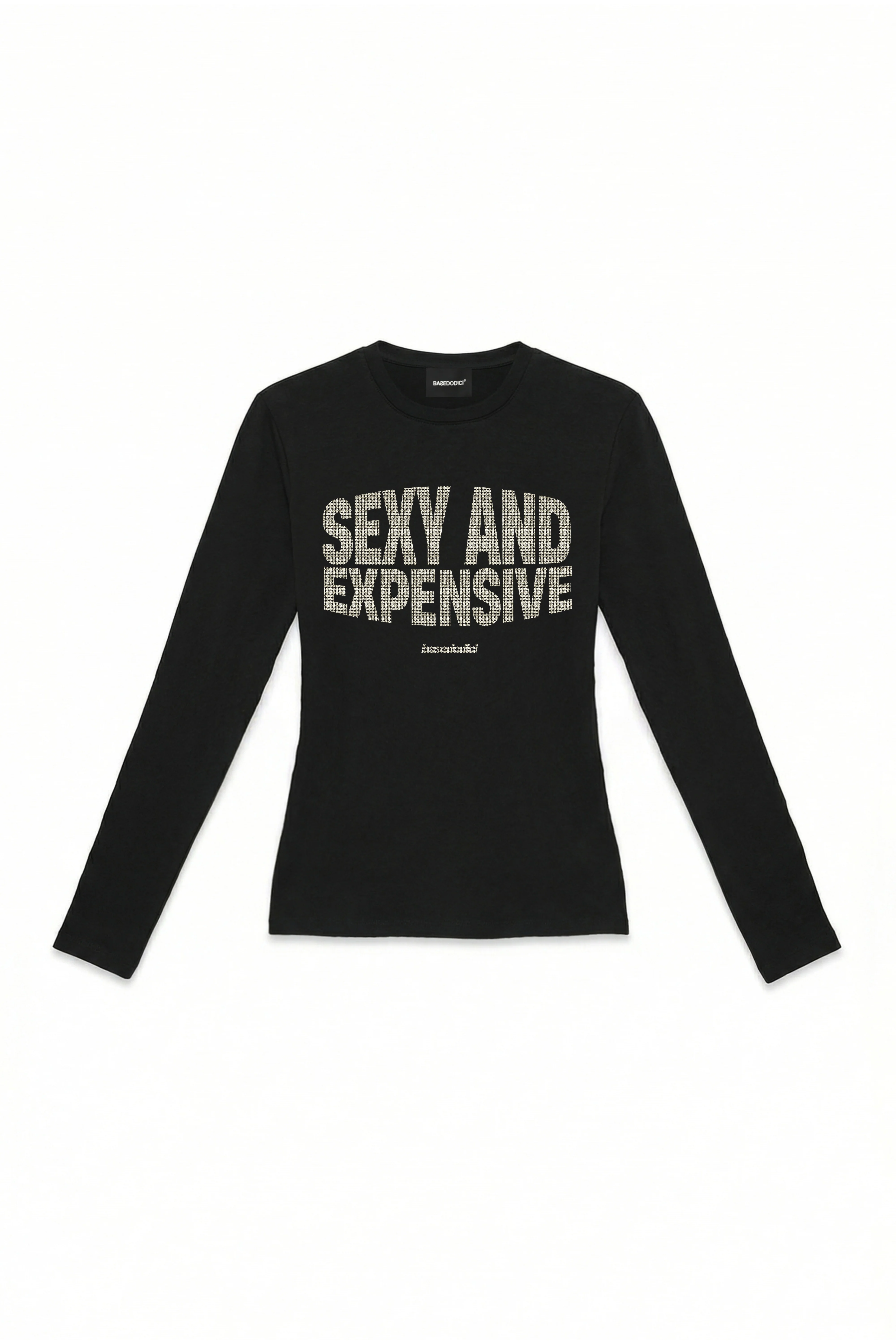 Longsleeve "DIVA" Sexy Black/Glitter - Image 2