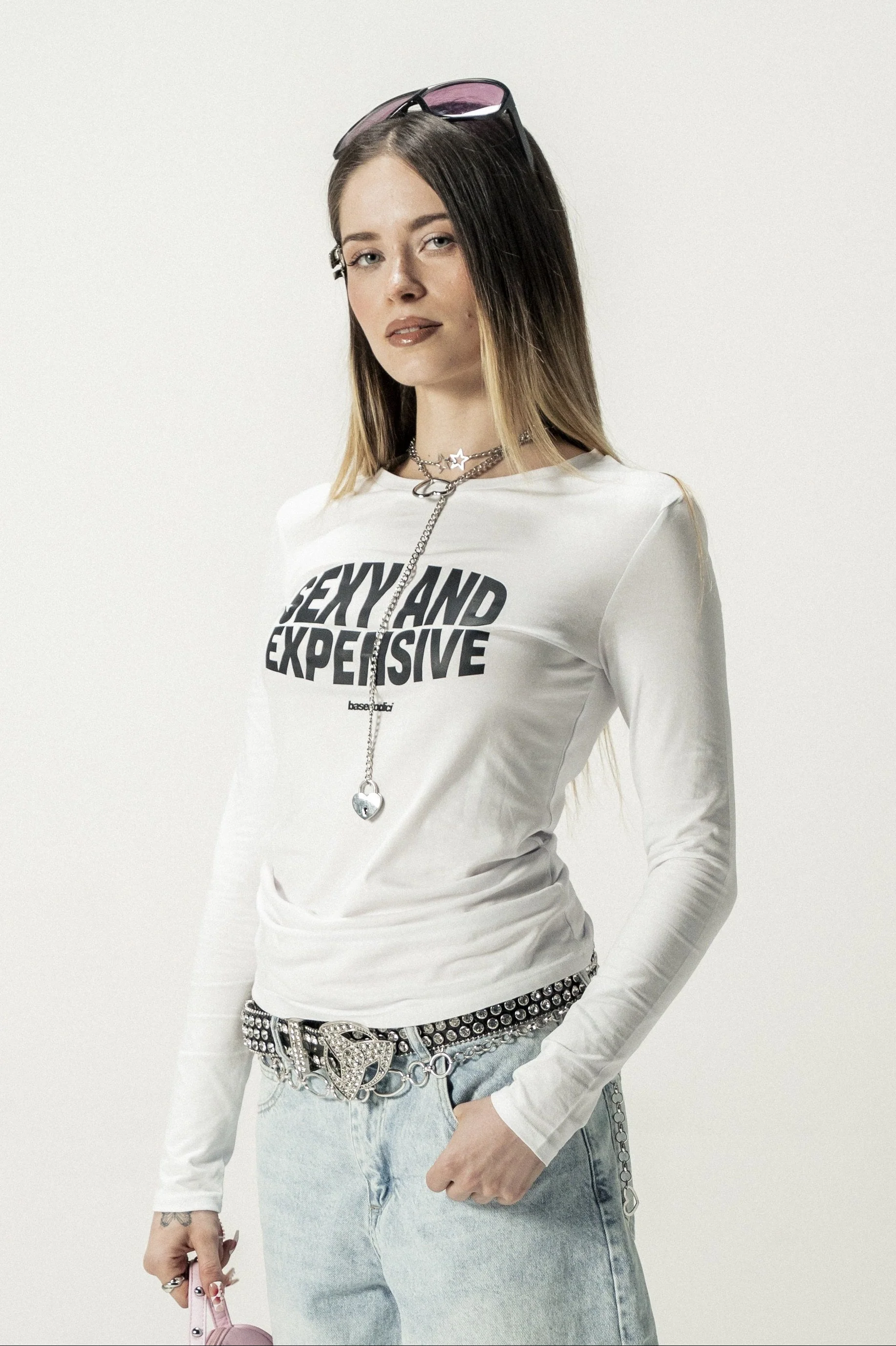 Longsleeve "DIVA" Sexy White - Image 6