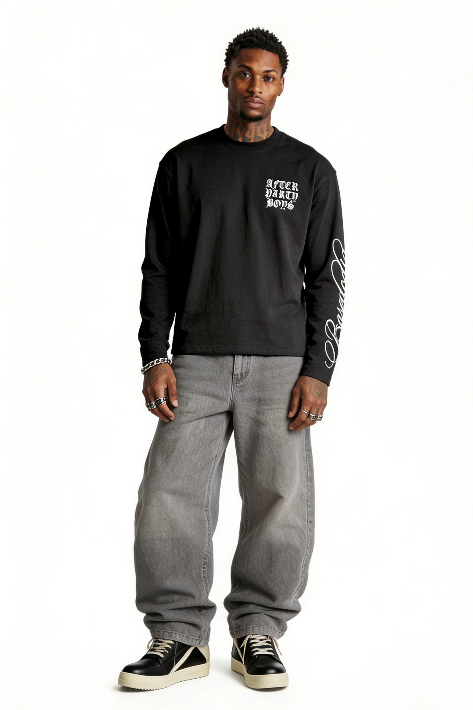 Longsleeve "FOR DREAMERS" AfterParty Black - Image 6