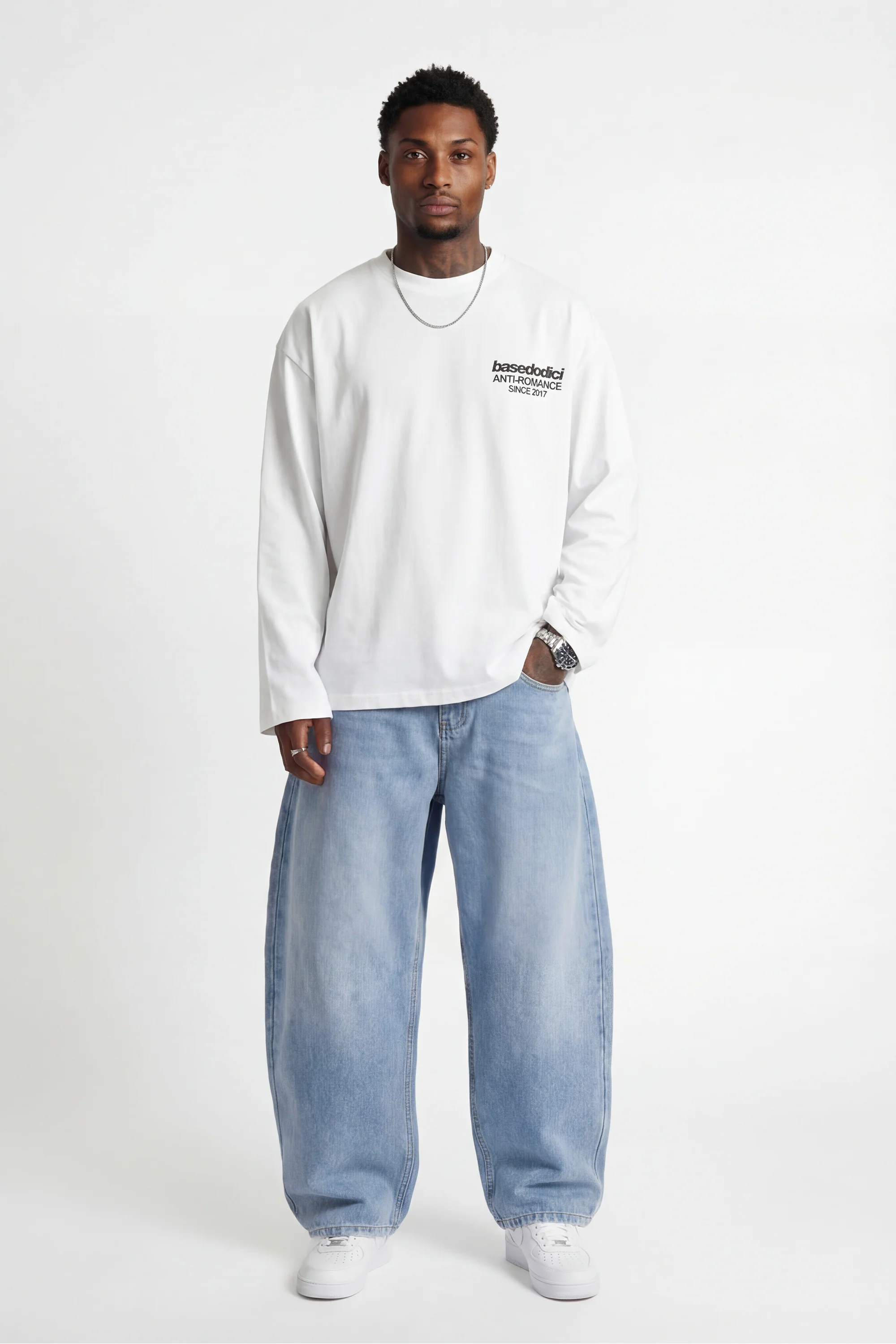 Longsleeve "KILLED ROMANCE" White/Black - Image 6