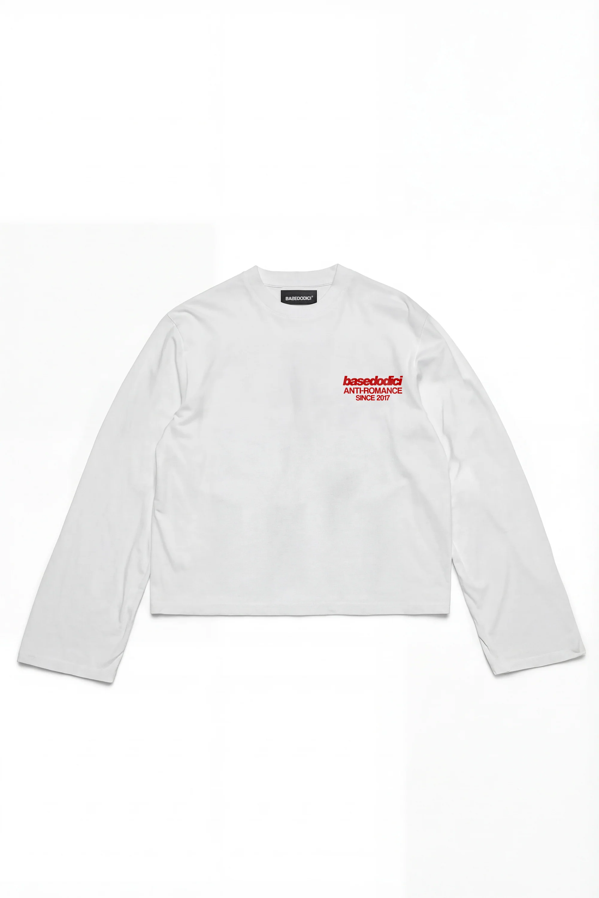 Longsleeve "KILLED ROMANCE" White/Red - Image 4