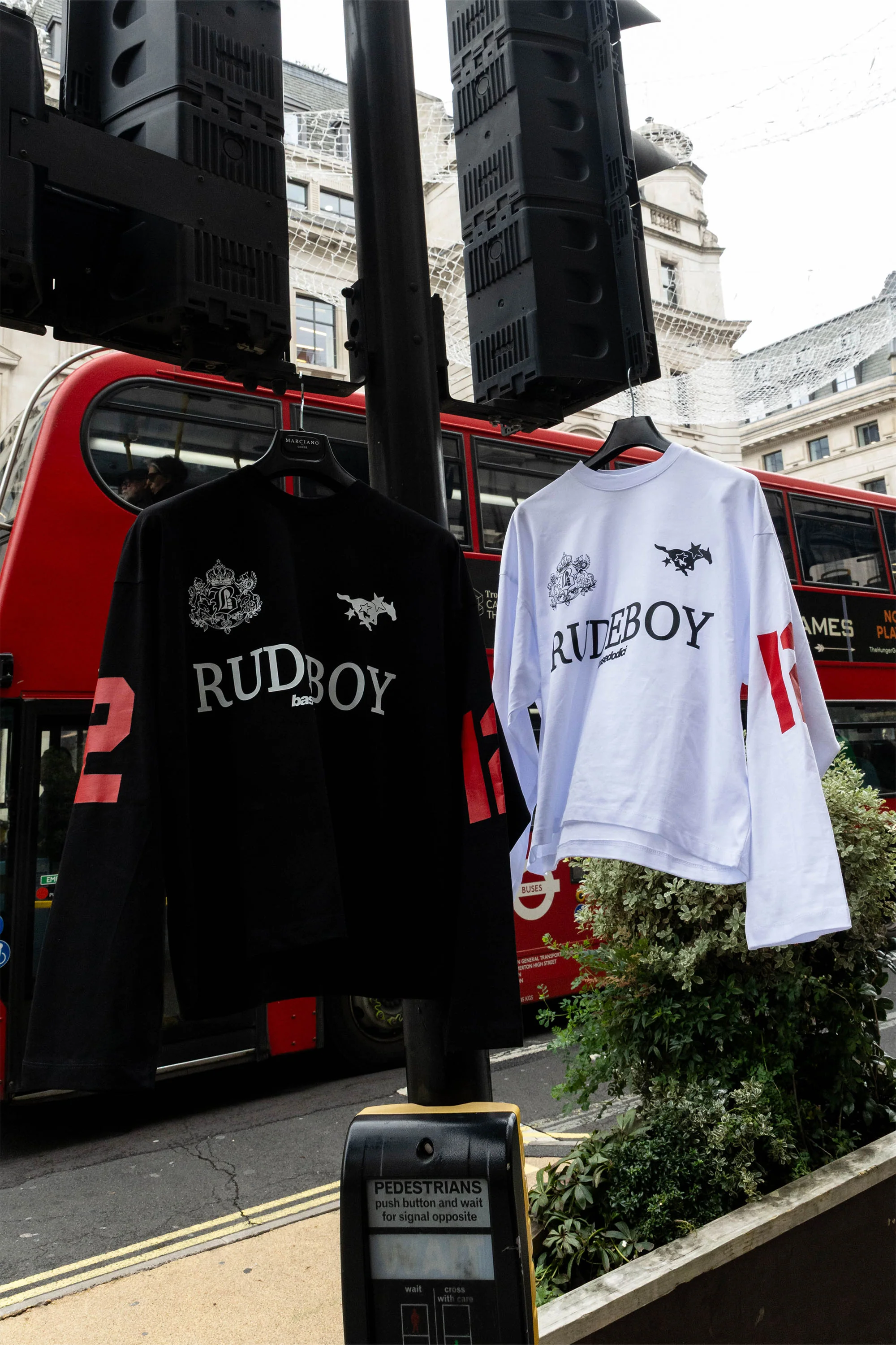 Longsleeve "RUDEBOY LDN" 12 Black - Image 3