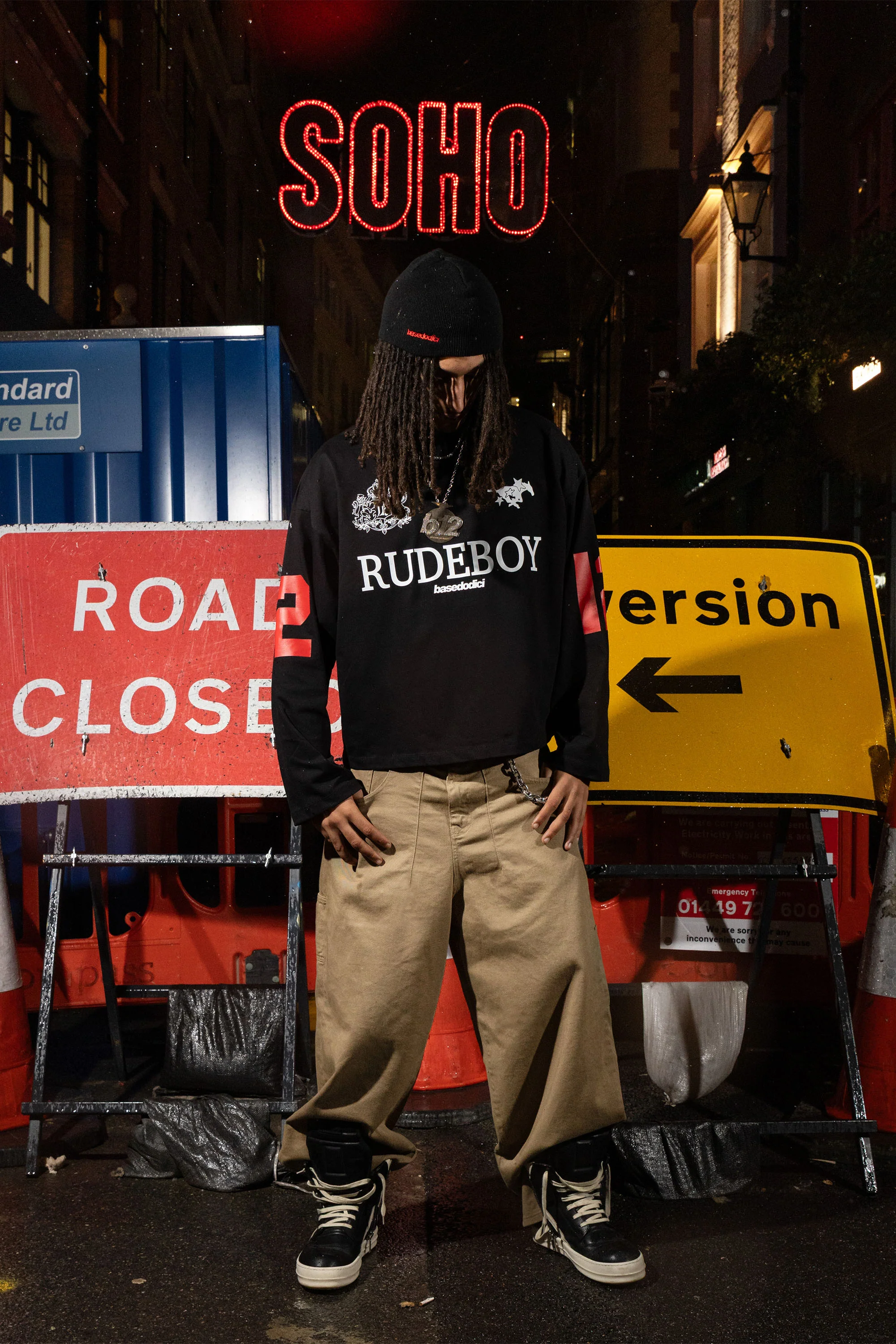 Longsleeve "RUDEBOY LDN" 12 Black - Image 4
