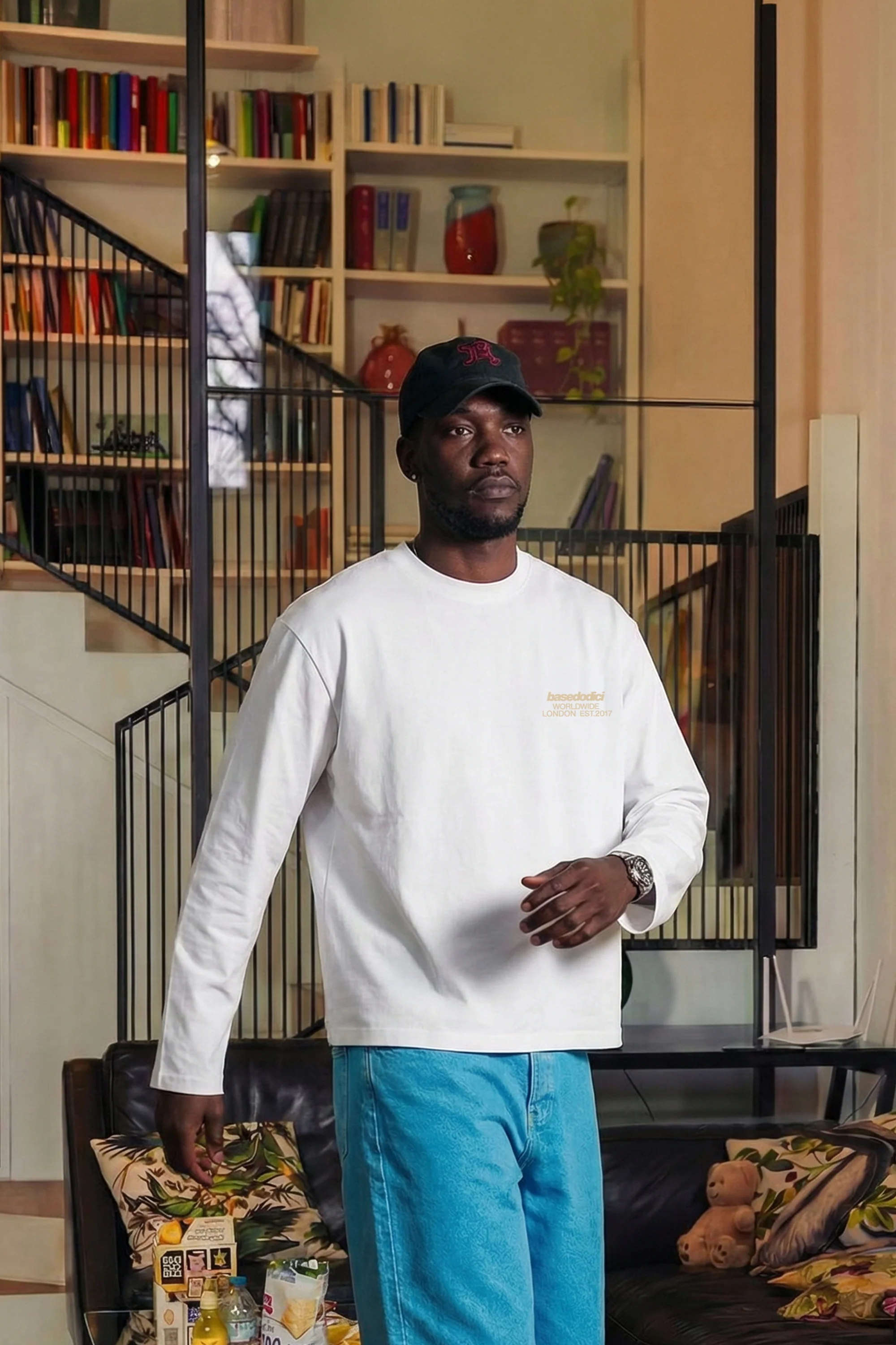 Longsleeve "RUDEBOY LDN" Rudeboy White - Image 3