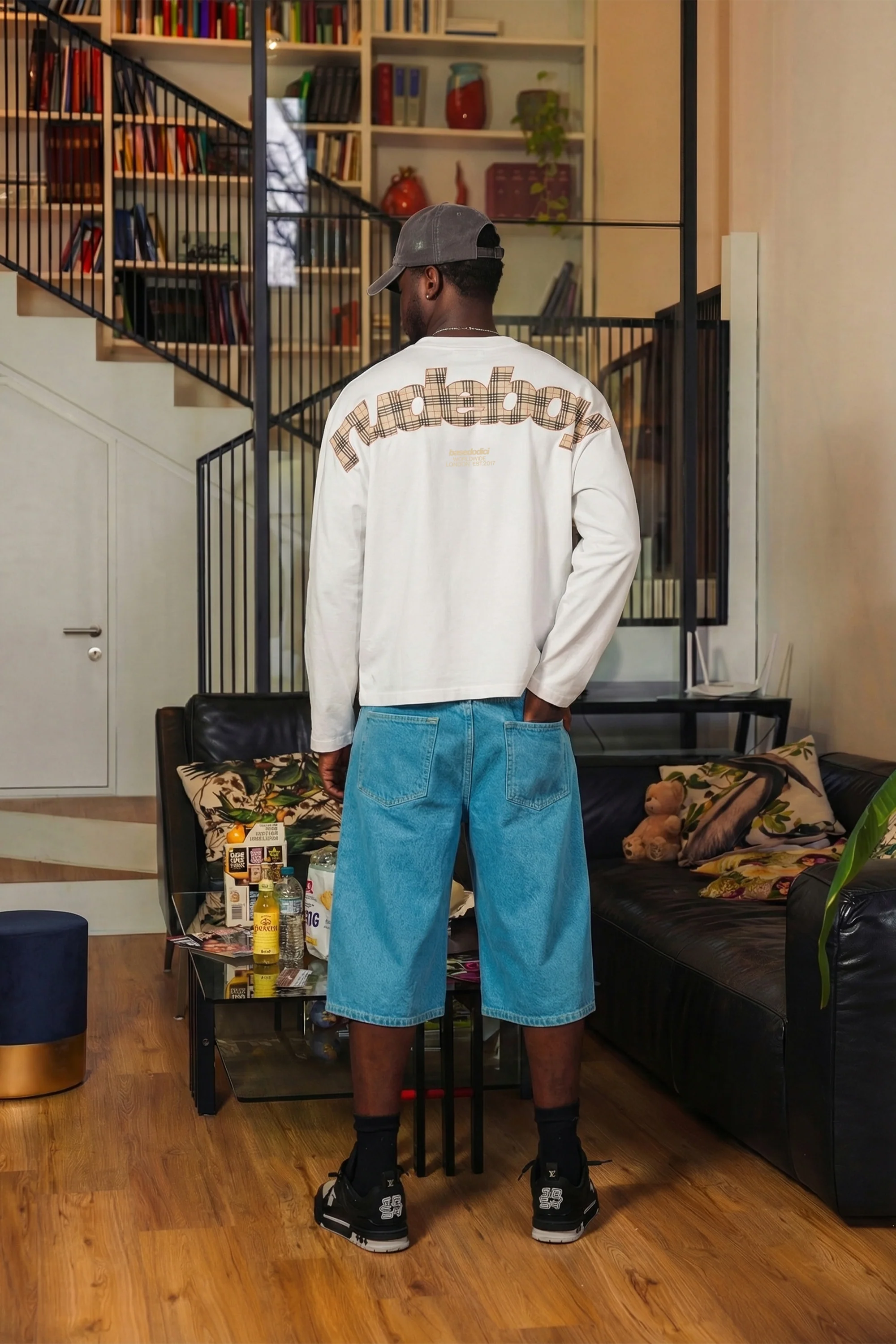 Longsleeve "RUDEBOY LDN" Rudeboy White - Image 5