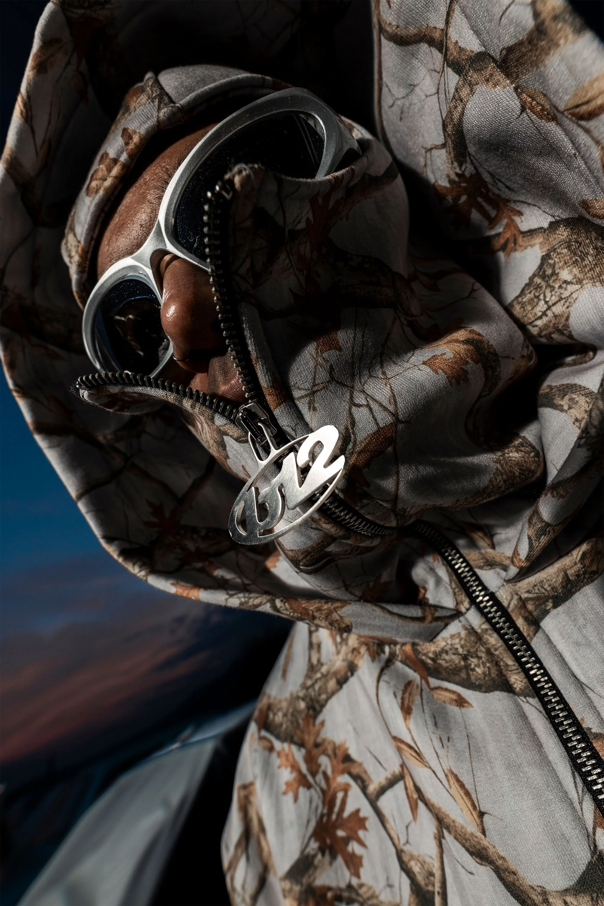 Balaclava Full Zip "DETROIT" Forest Grey - Image 4