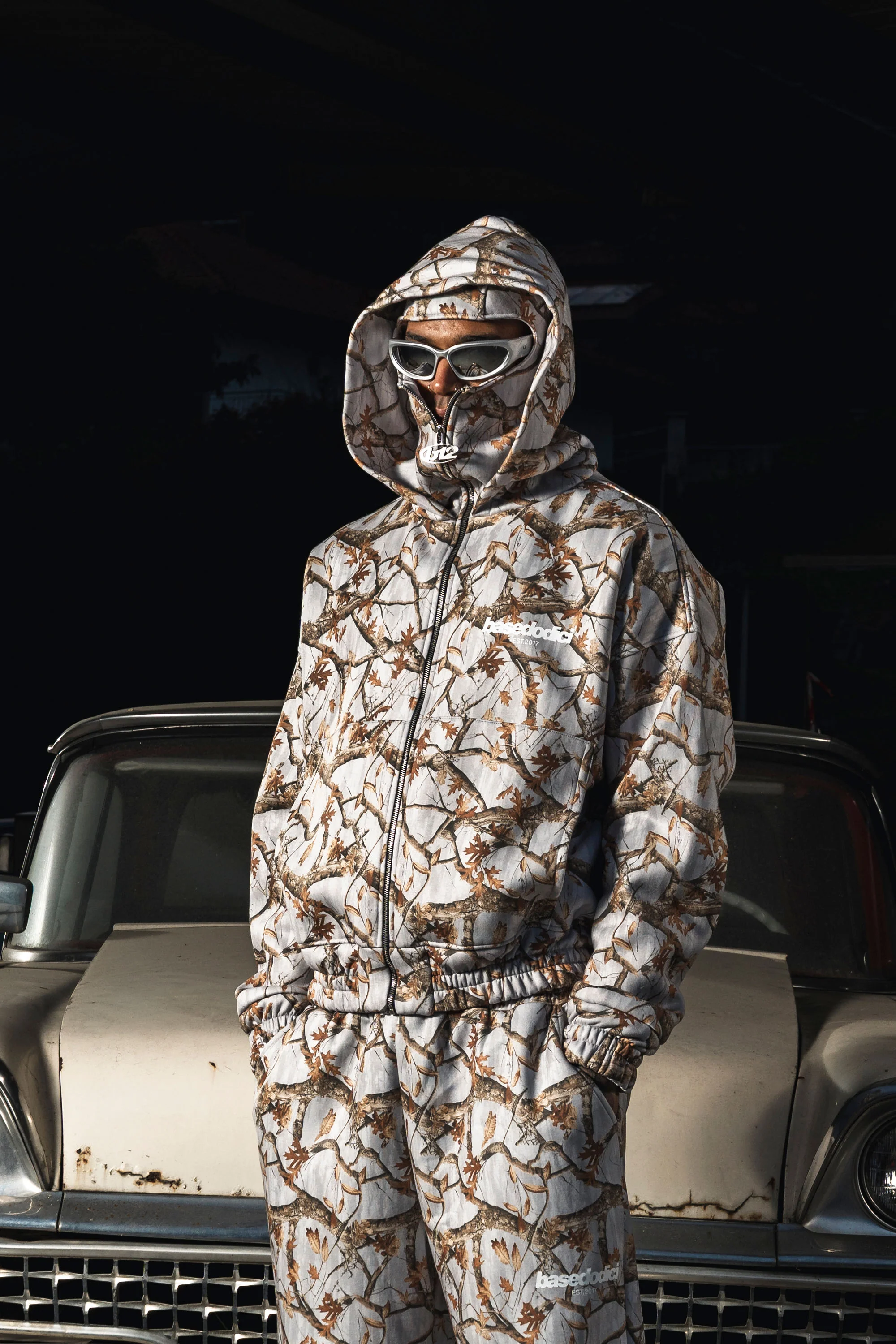 Balaclava Full Zip "DETROIT" Forest Grey - Image 6