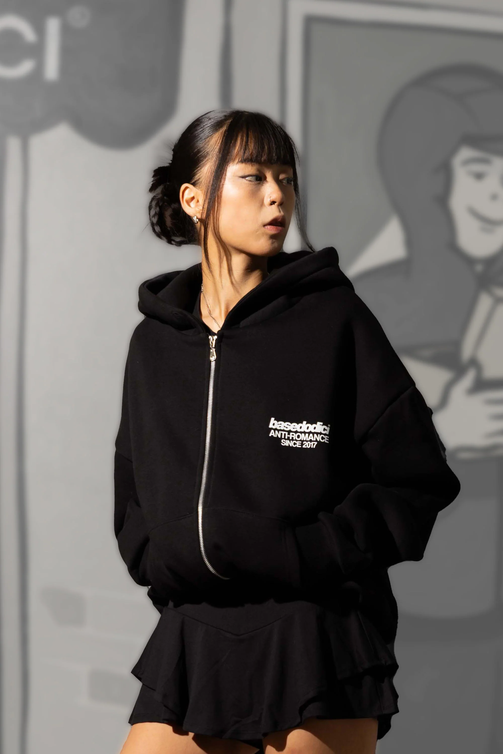 Look "KILLED ROMANCE" Zip Hoodie & Cargo - Image 6