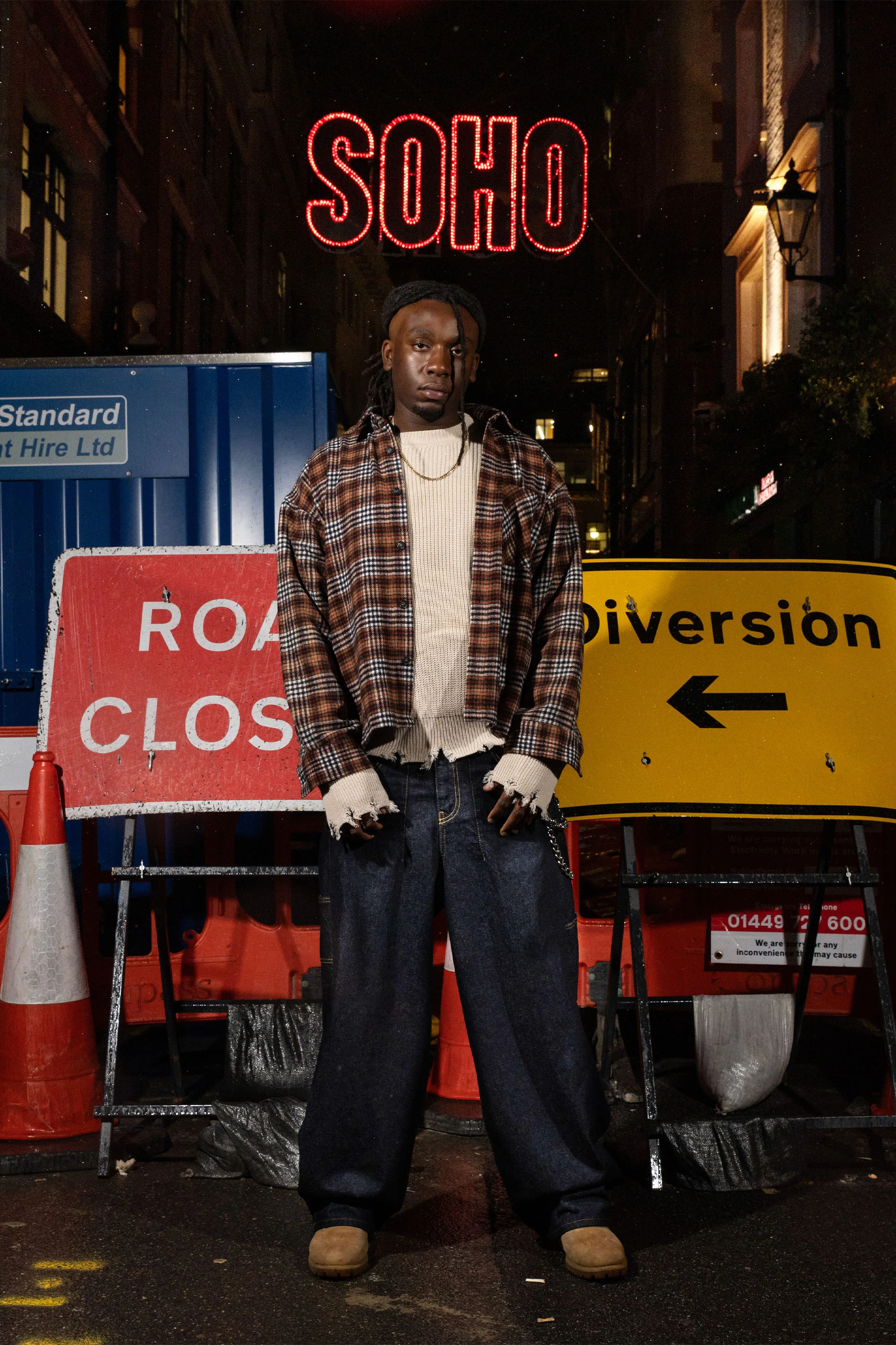 Look "RUDEBOY LDN" Flanella Crown - Image 6