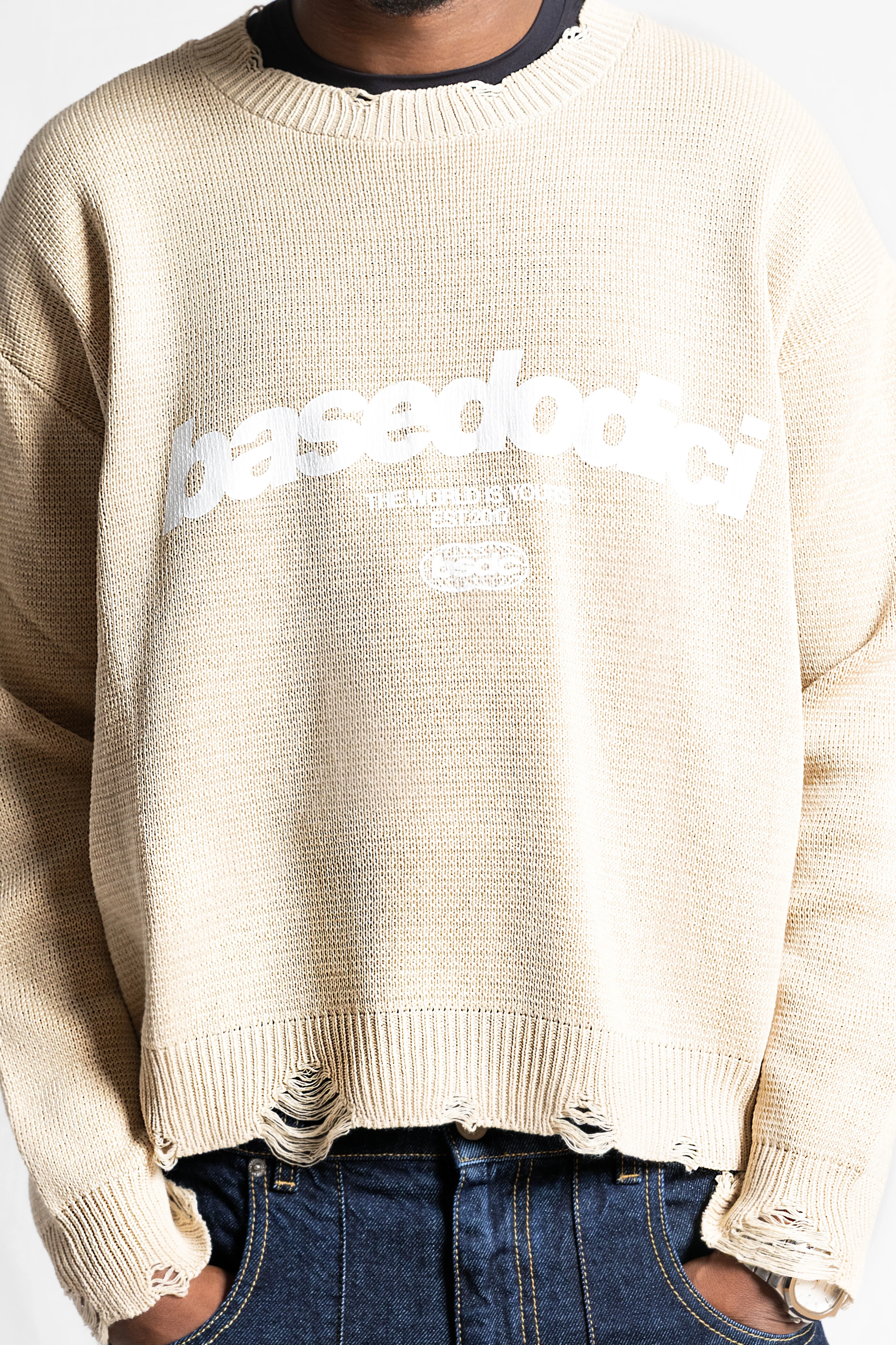 Look "RUDEBOY LDN" Knit Front Logo - Image 4
