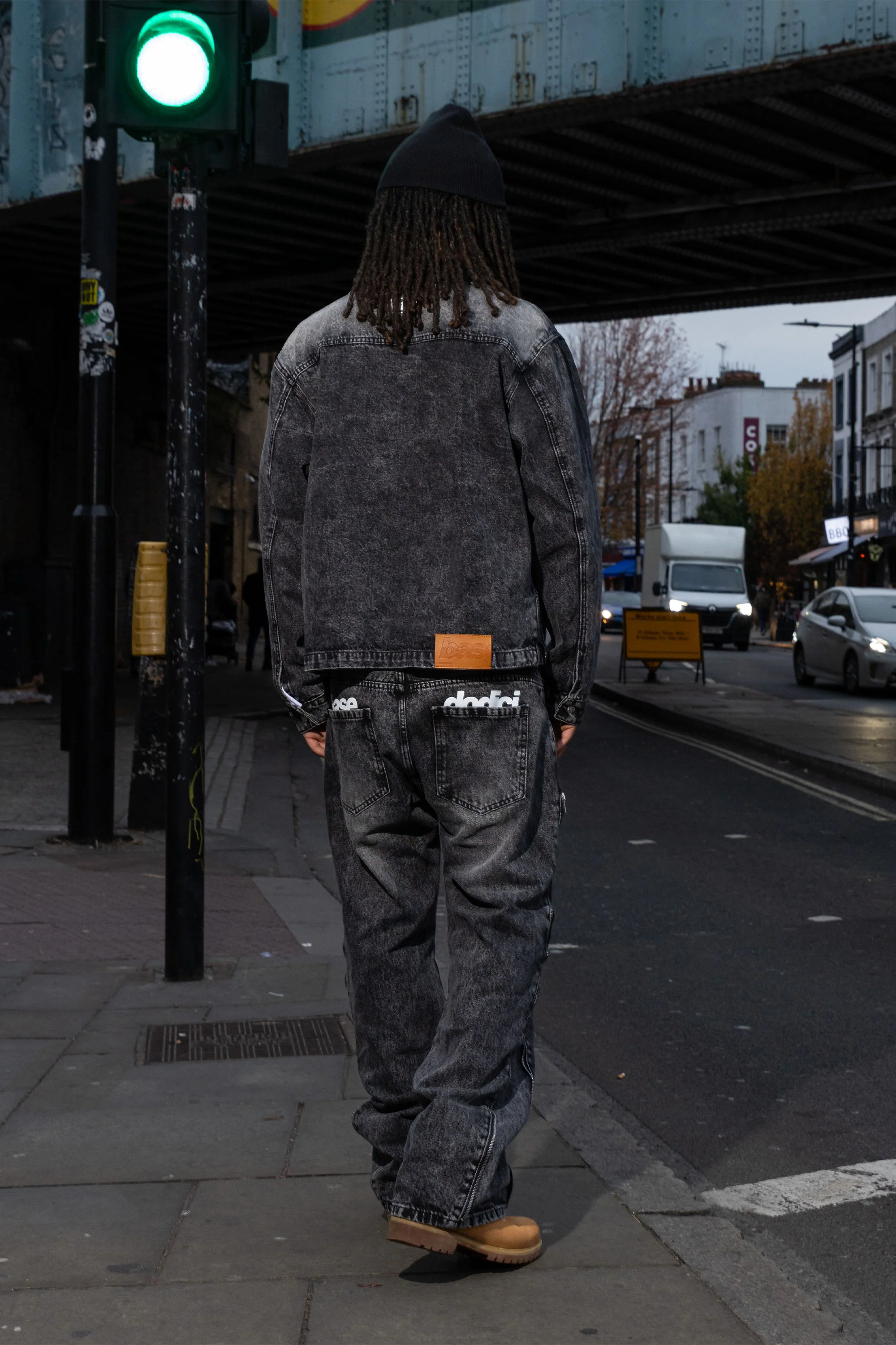 Work Jacket "RUDEBOY LDN" Stone Washed - Image 6