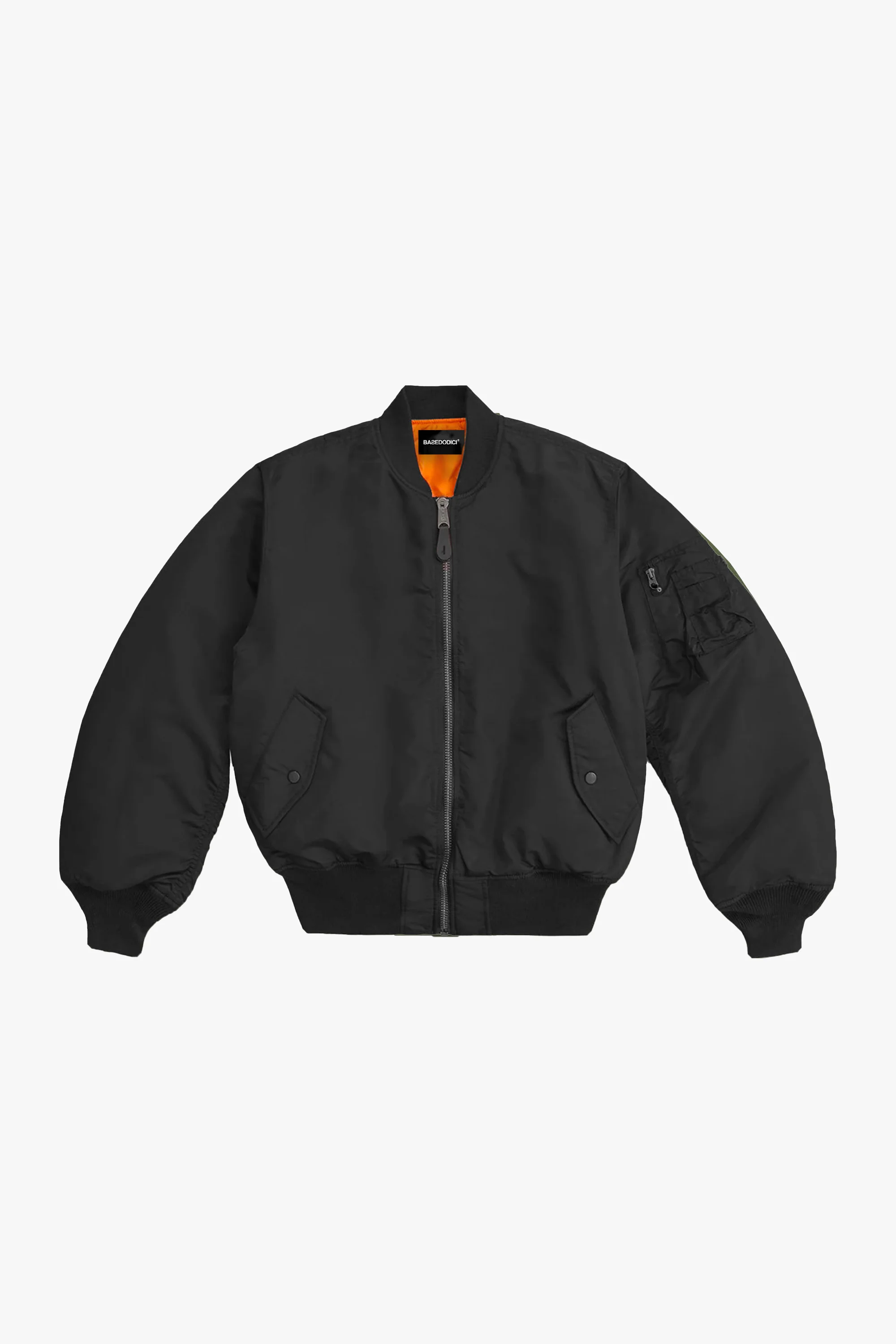 Bomber Jacket "WORLD TOUR" Black - Image 19