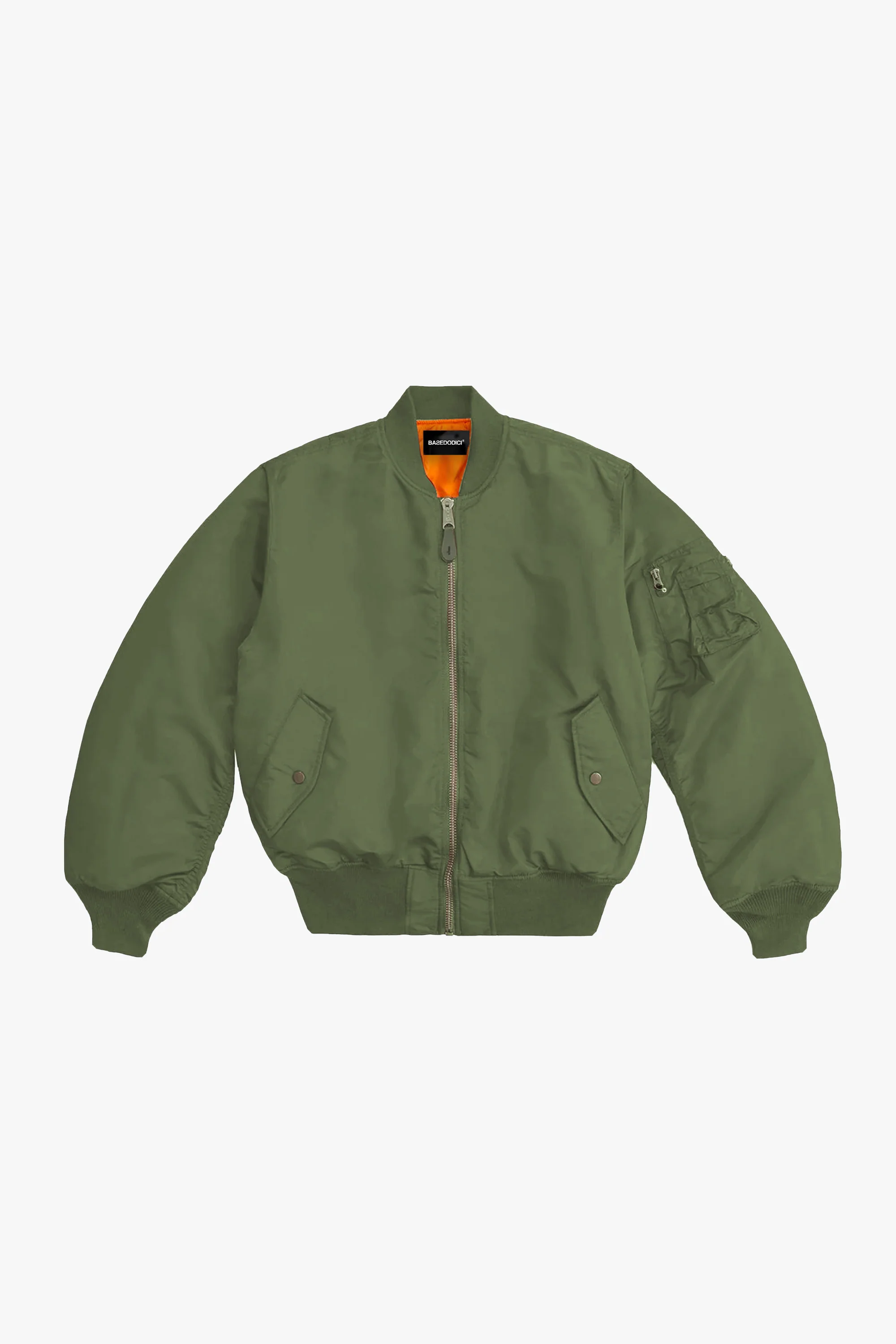 Bomber Jacket "WORLD TOUR" Military Green - Image 7