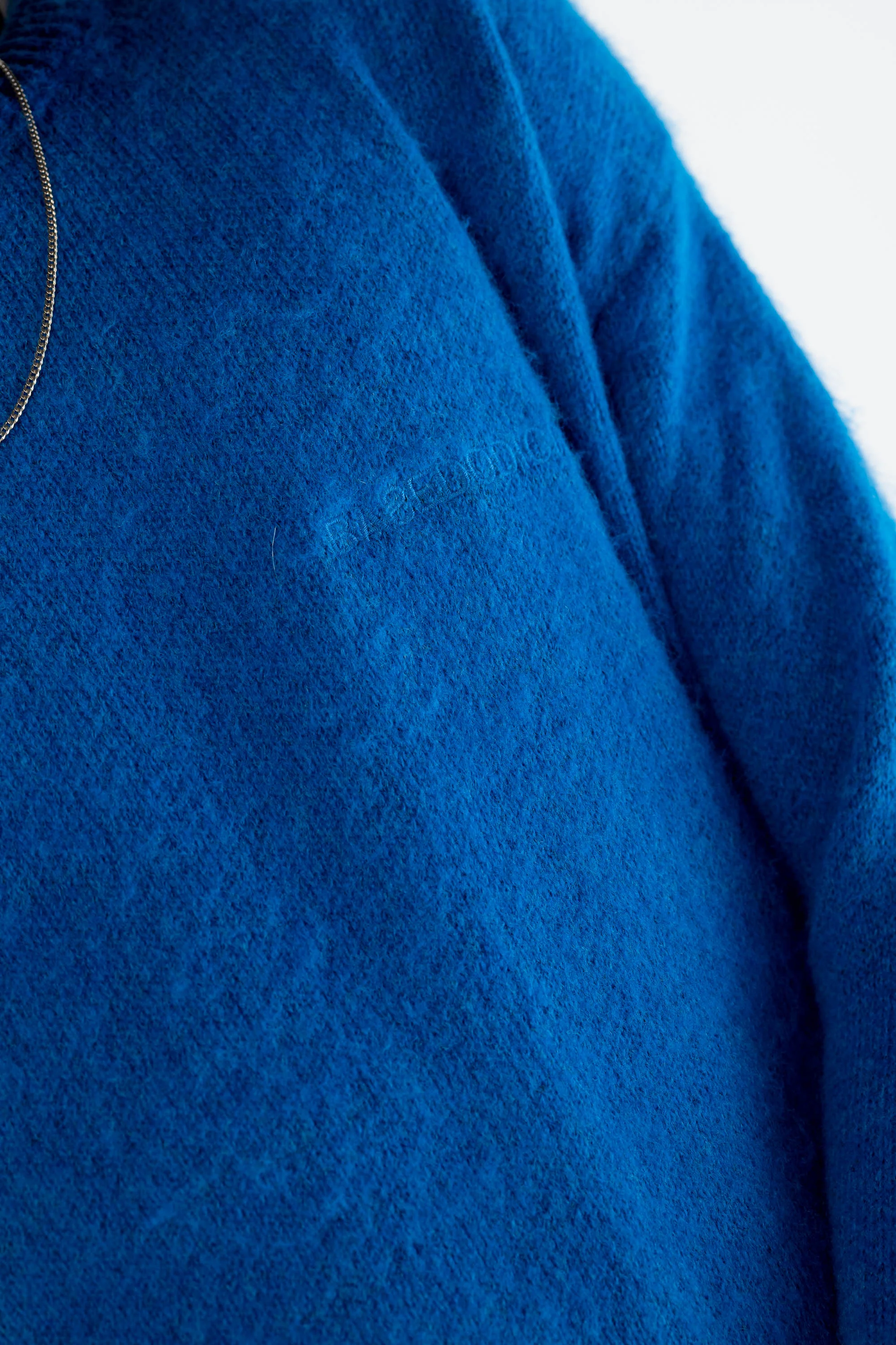 Mohair Sweater “DYSTOPIA” Blue - Image 4