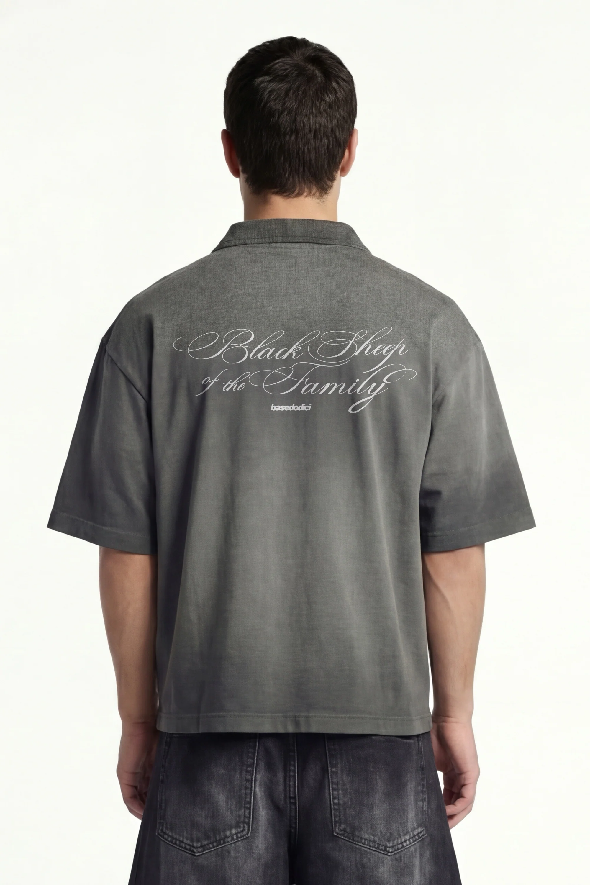 Polo "FOR DREAMERS" Kiss Grey - Image 3