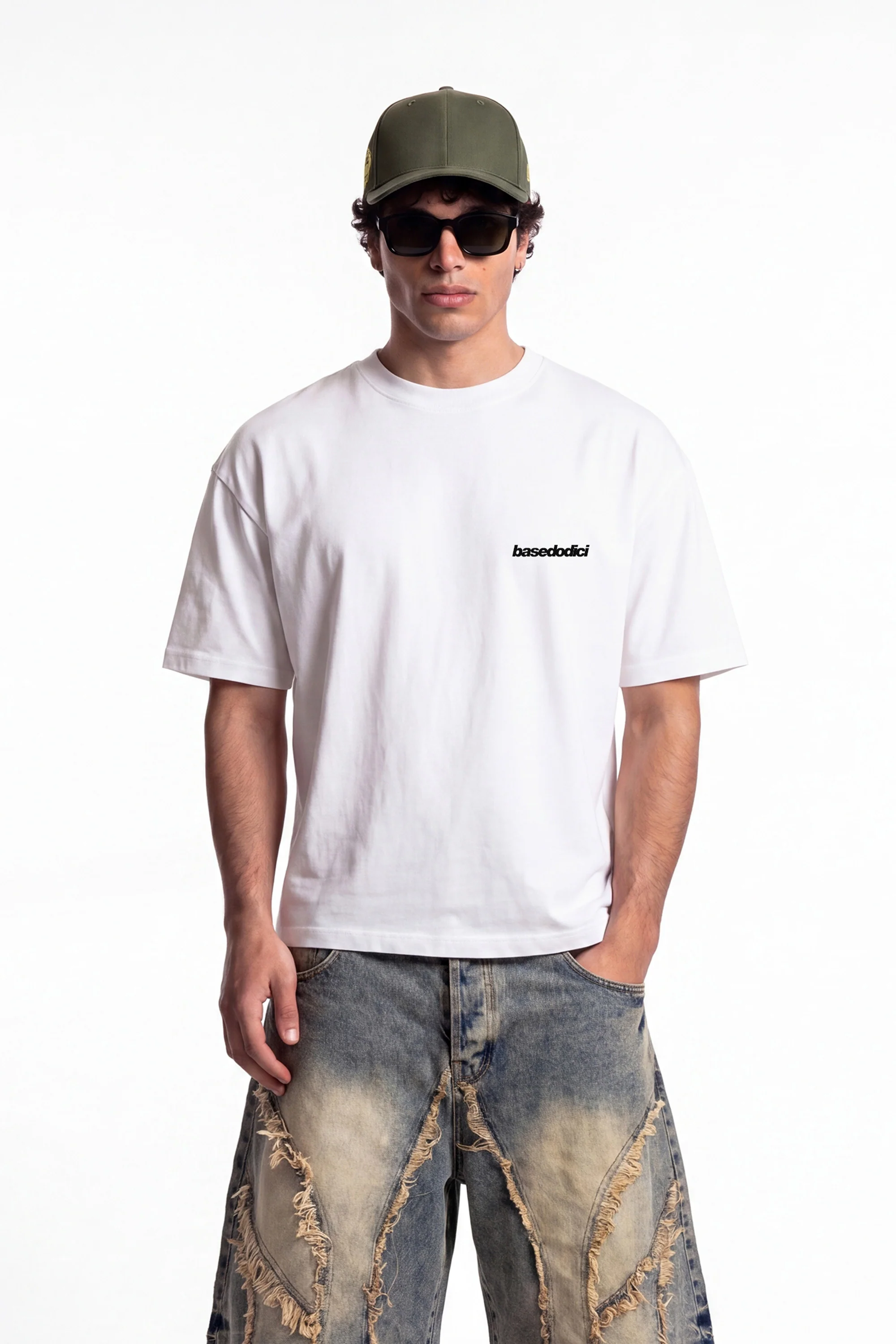 T-Shirt "4PLAYERS" Back 12 White/Burby - Image 3
