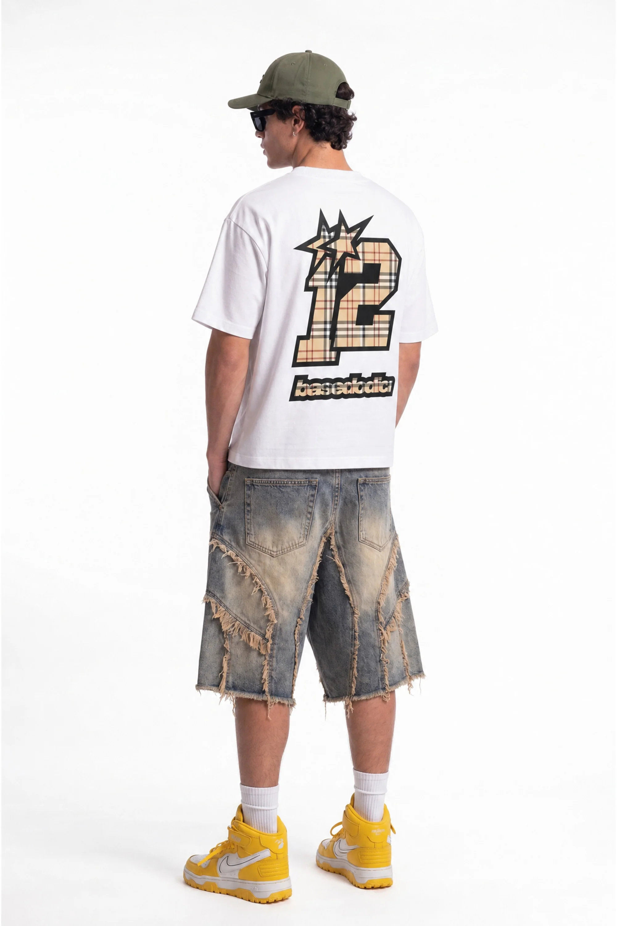 T-Shirt "4PLAYERS" Back 12 White/Burby - Image 5