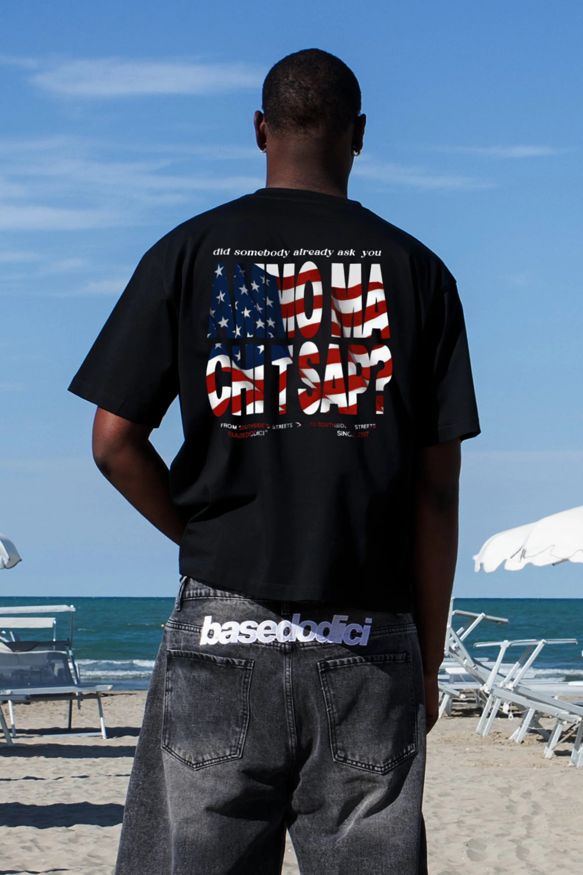 T-Shirt "AMMO" CHI'T'SAP Black/America - Image 3