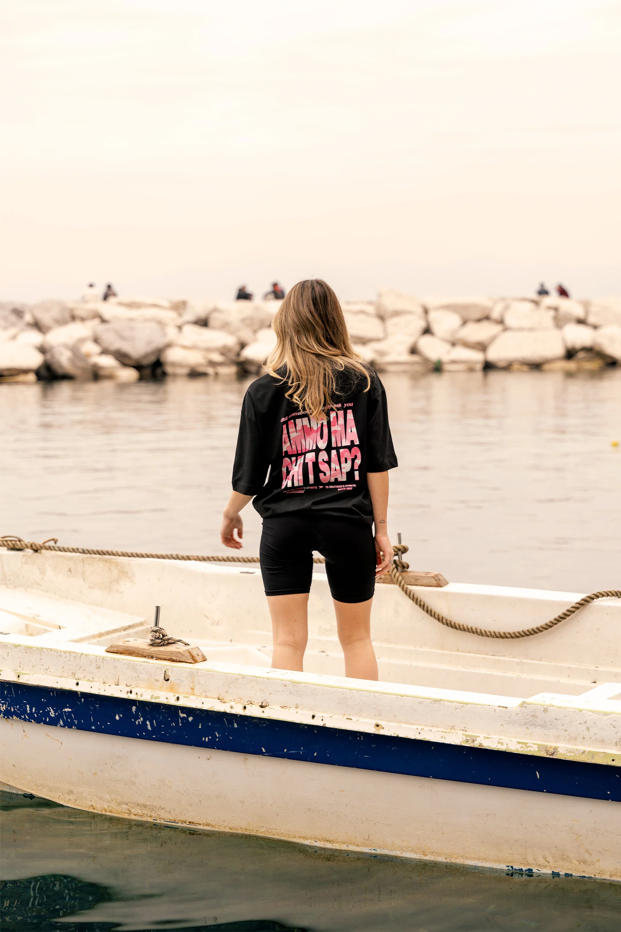 T-Shirt "AMMO" CHI'T'SAP Black/Camo Pink - Image 4