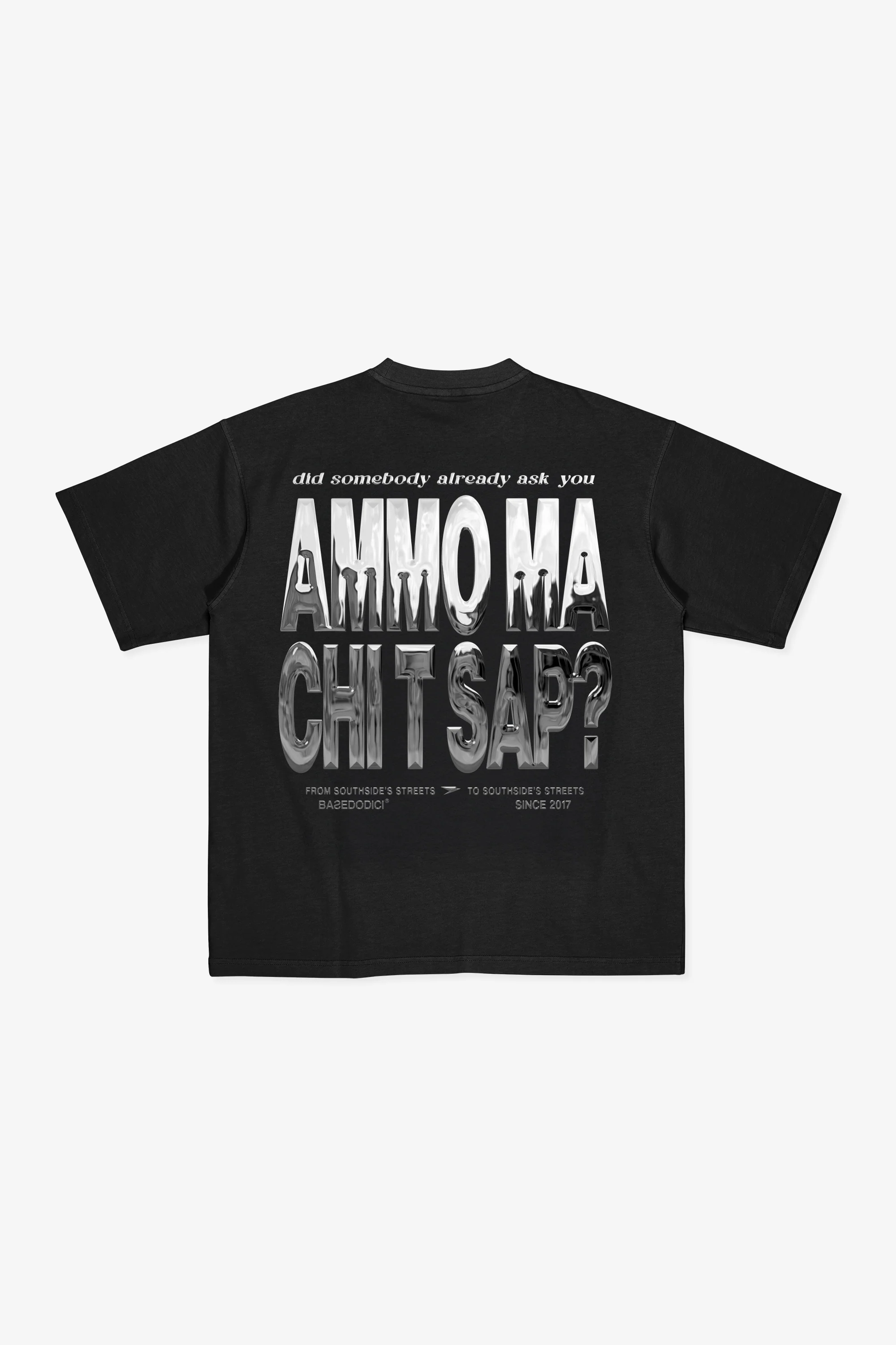 T-Shirt "AMMO" CHI'T'SAP Black/Chrome