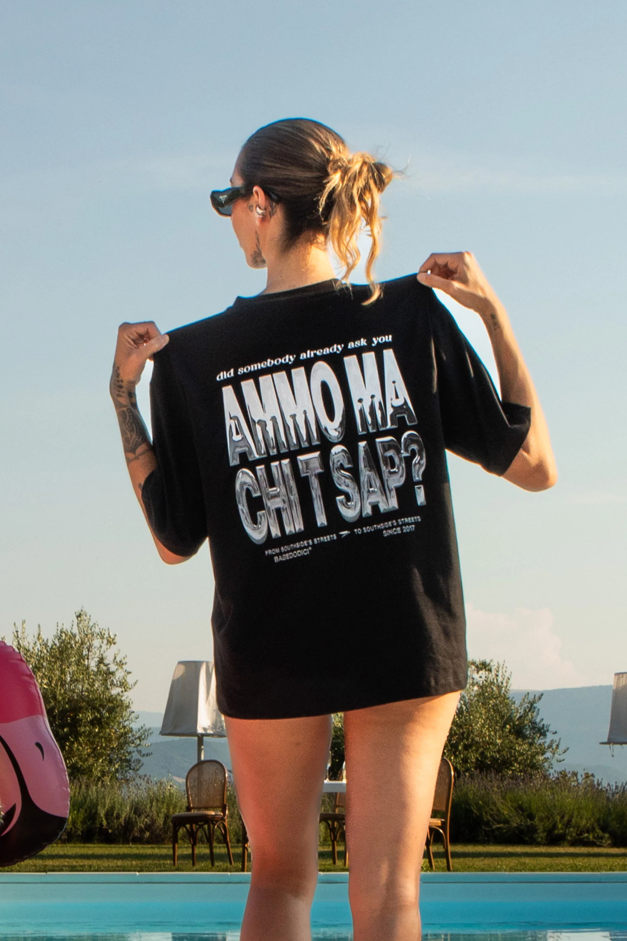 T-Shirt "AMMO" CHI'T'SAP Black/Chrome - Image 2