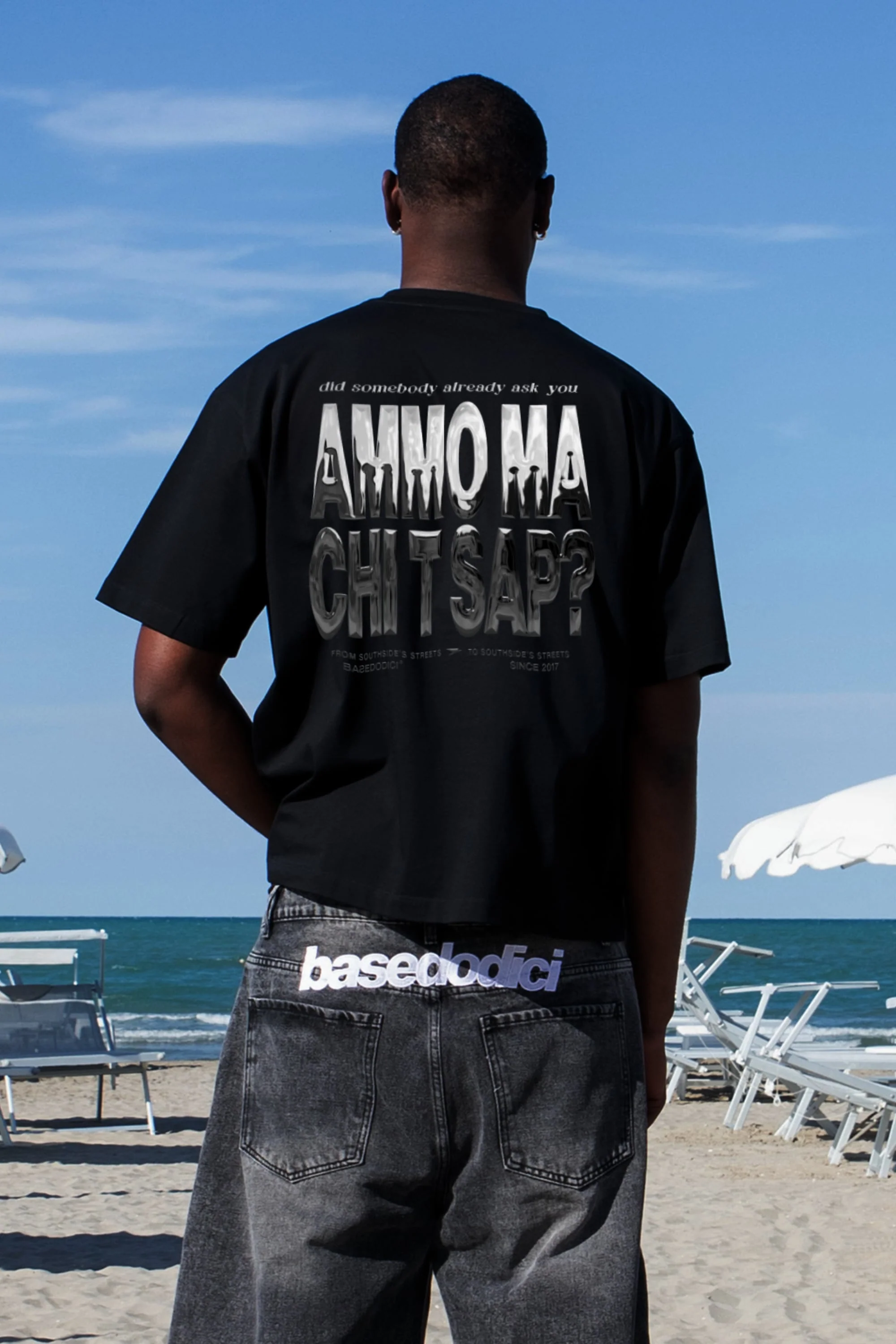T-Shirt "AMMO" CHI'T'SAP Black/Chrome - Image 3