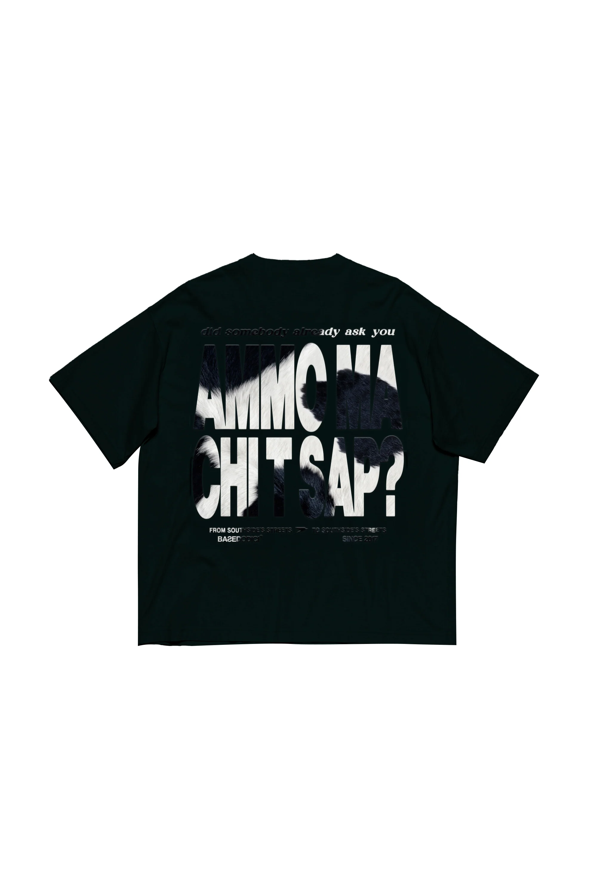 T-Shirt "AMMO" CHI'T'SAP Black/Cow Grey