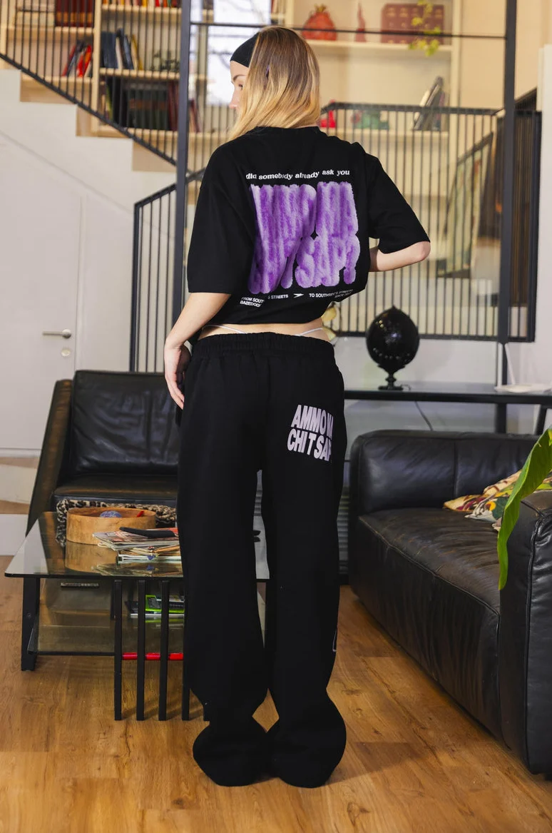 T-Shirt "AMMO" CHI'T'SAP Black/FurryPink - Image 5