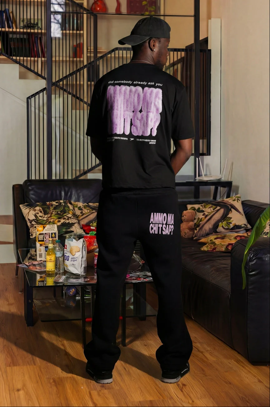T-Shirt "AMMO" CHI'T'SAP Black/FurryPink - Image 7
