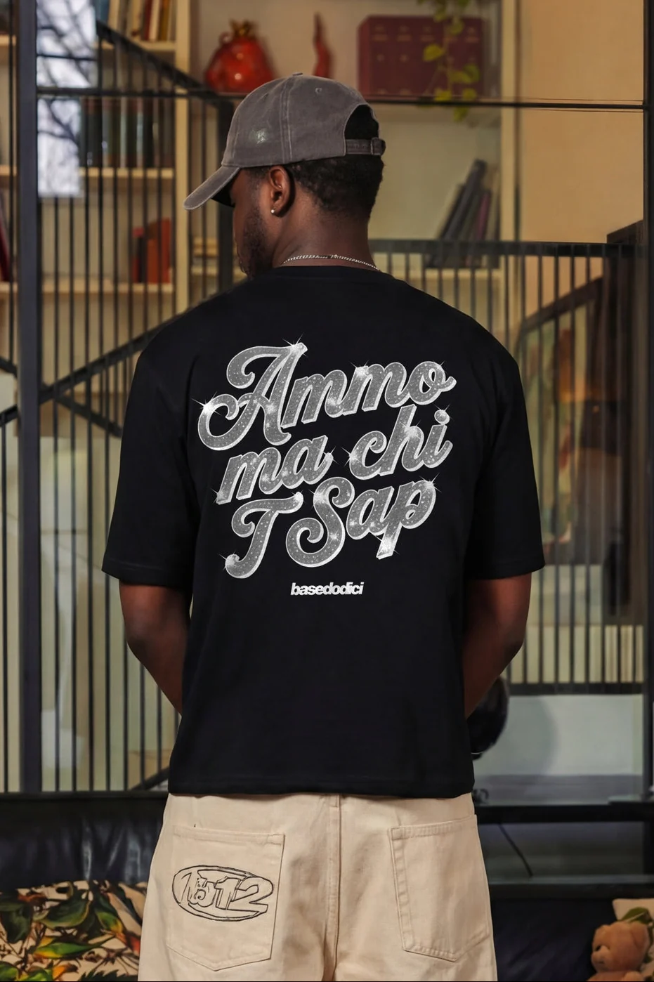 T-Shirt "AMMO" CHI'T'SAP Black/GlitterItalic - Image 4