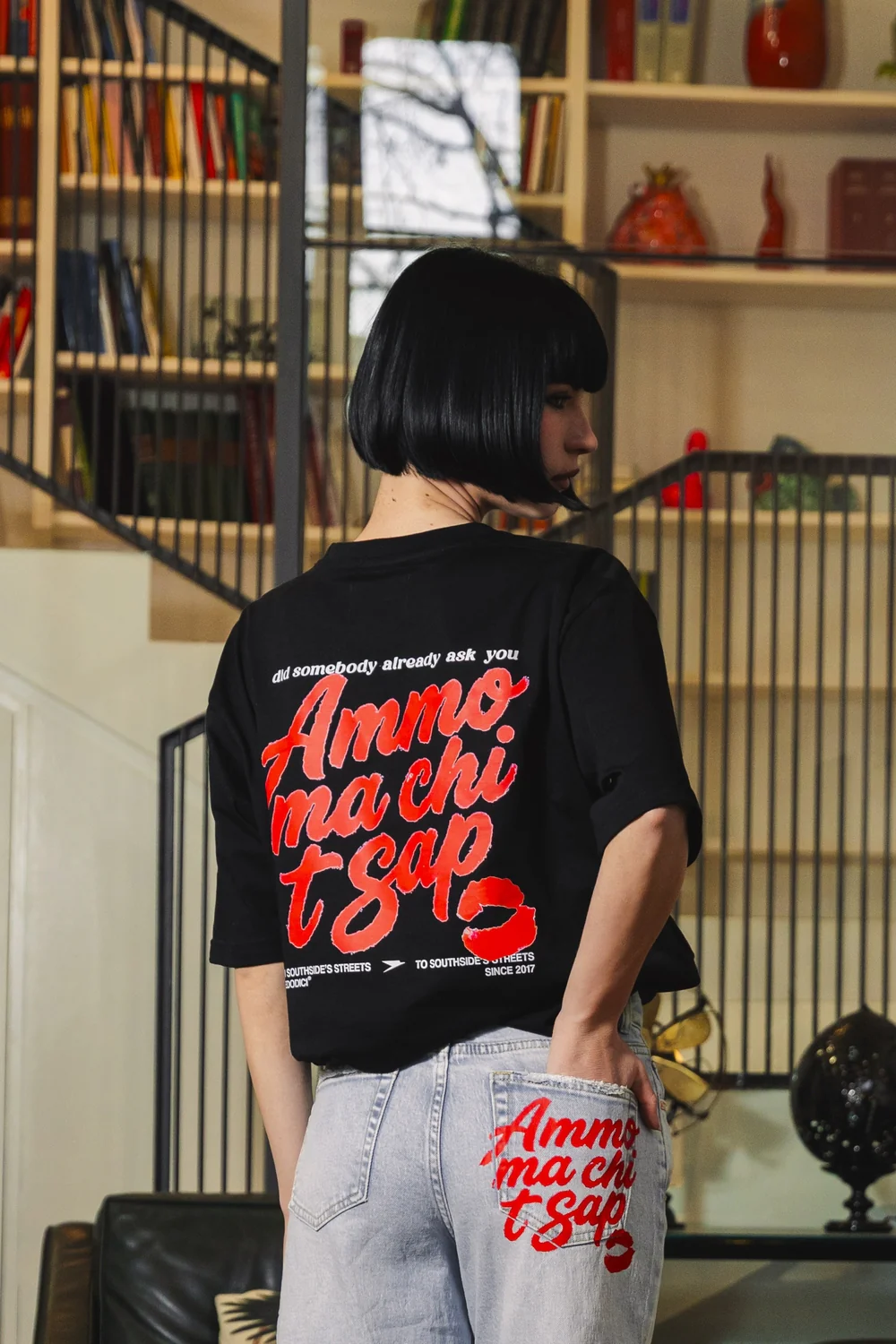 T-Shirt "AMMO" CHI'T'SAP Black/Gloss - Image 2
