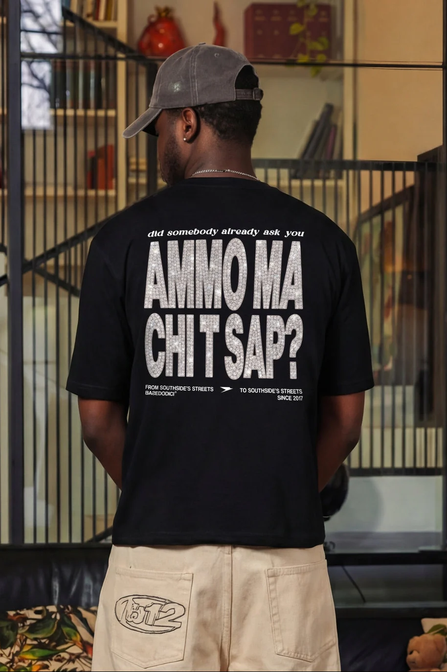 T-Shirt "AMMO" CHI'T'SAP Black/Grillz - Image 4