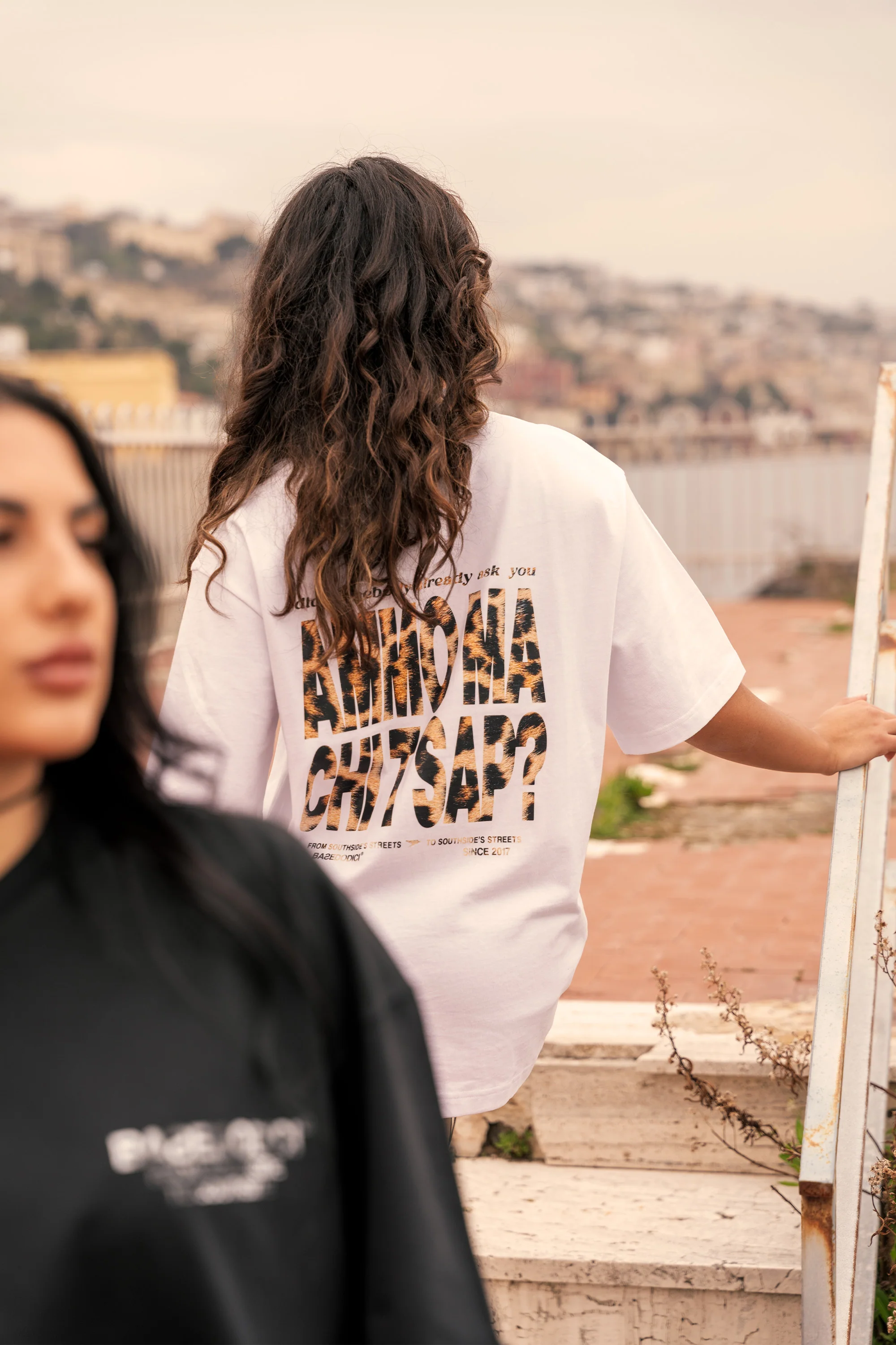 T-Shirt "AMMO" CHI'T'SAP White/Animalier Yellow - Image 5