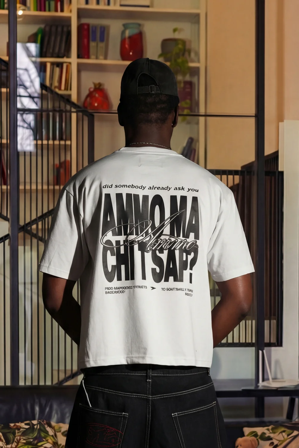 T-Shirt "AMMO" CHI'T'SAP White/BasicScript - Image 4