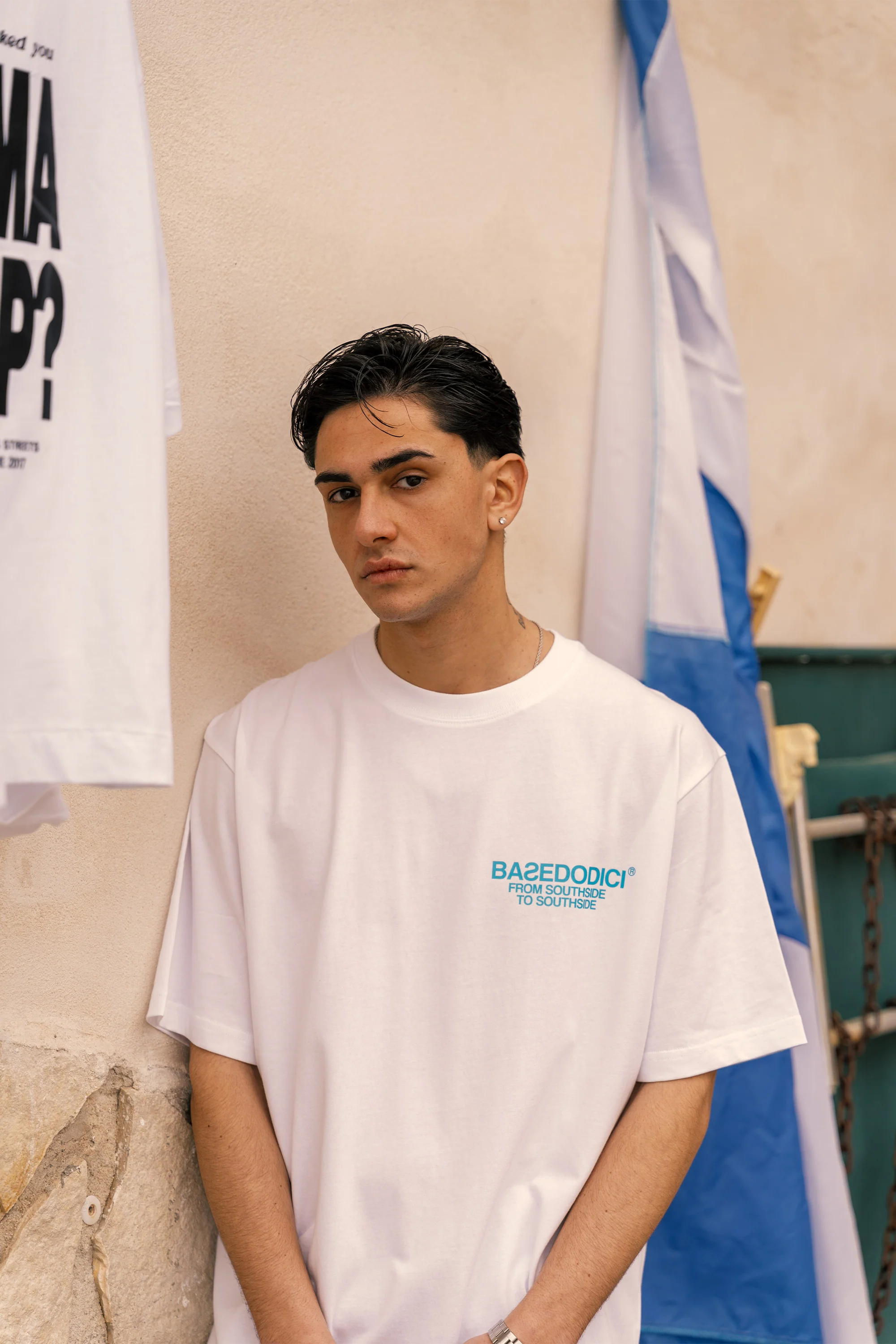 T-Shirt "AMMO" CHI'T'SAP White/Azure - Image 7